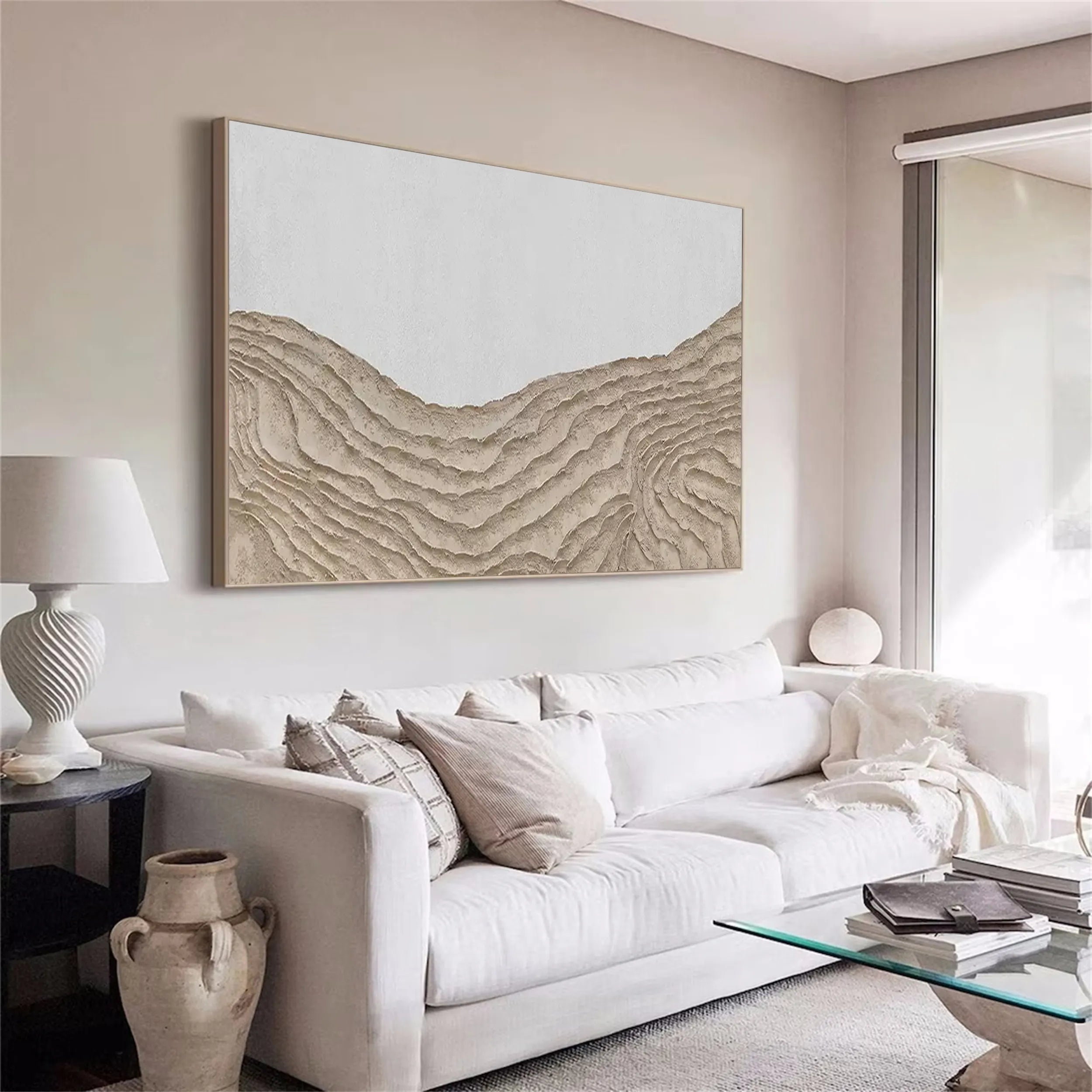 Plaster Art Minimalist Textured Painting #MM197