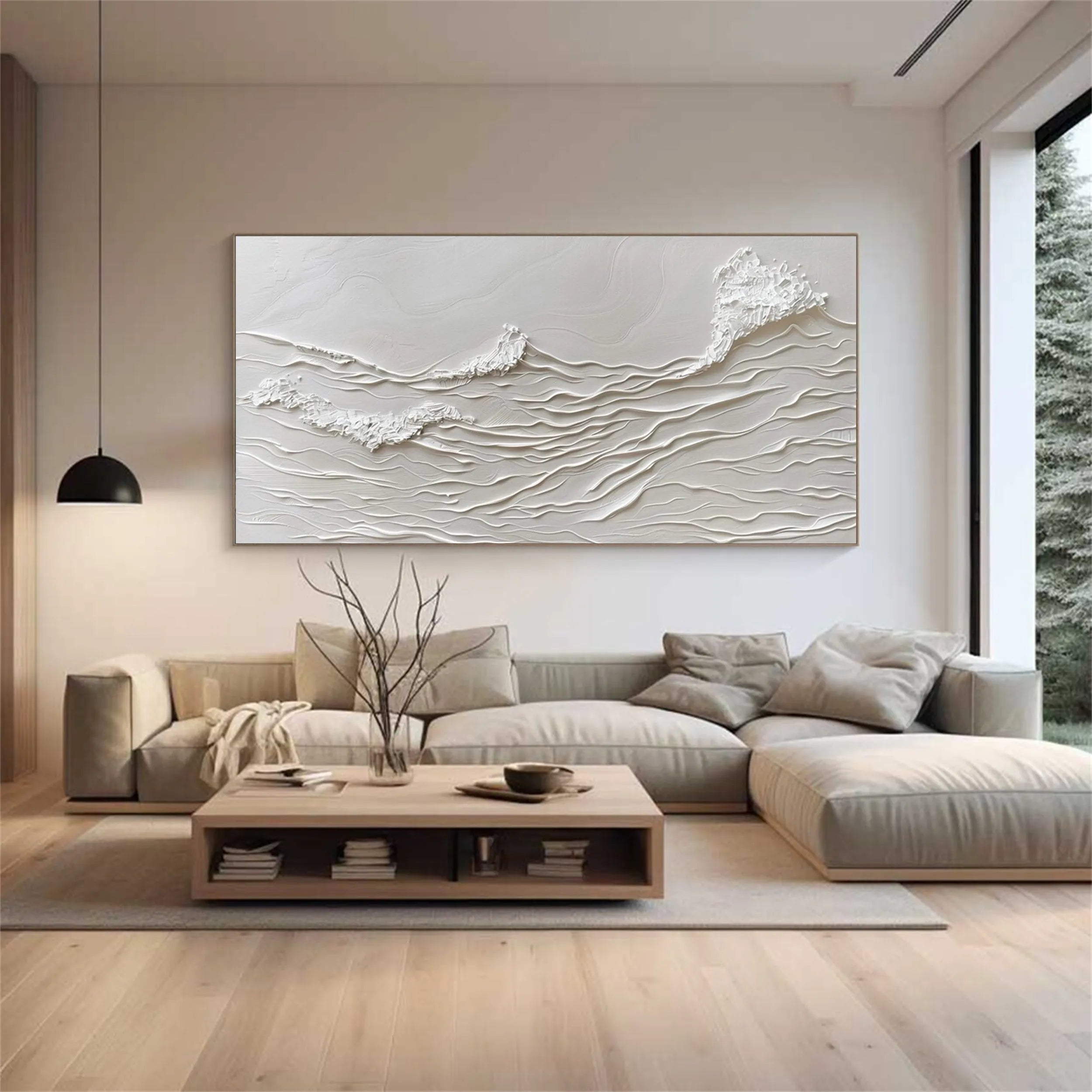 Plaster Art Minimalist Textured Painting #MM167