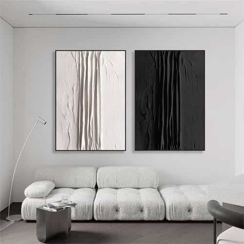 Absctact Textured Painting Canvas Set of 2 #MM283