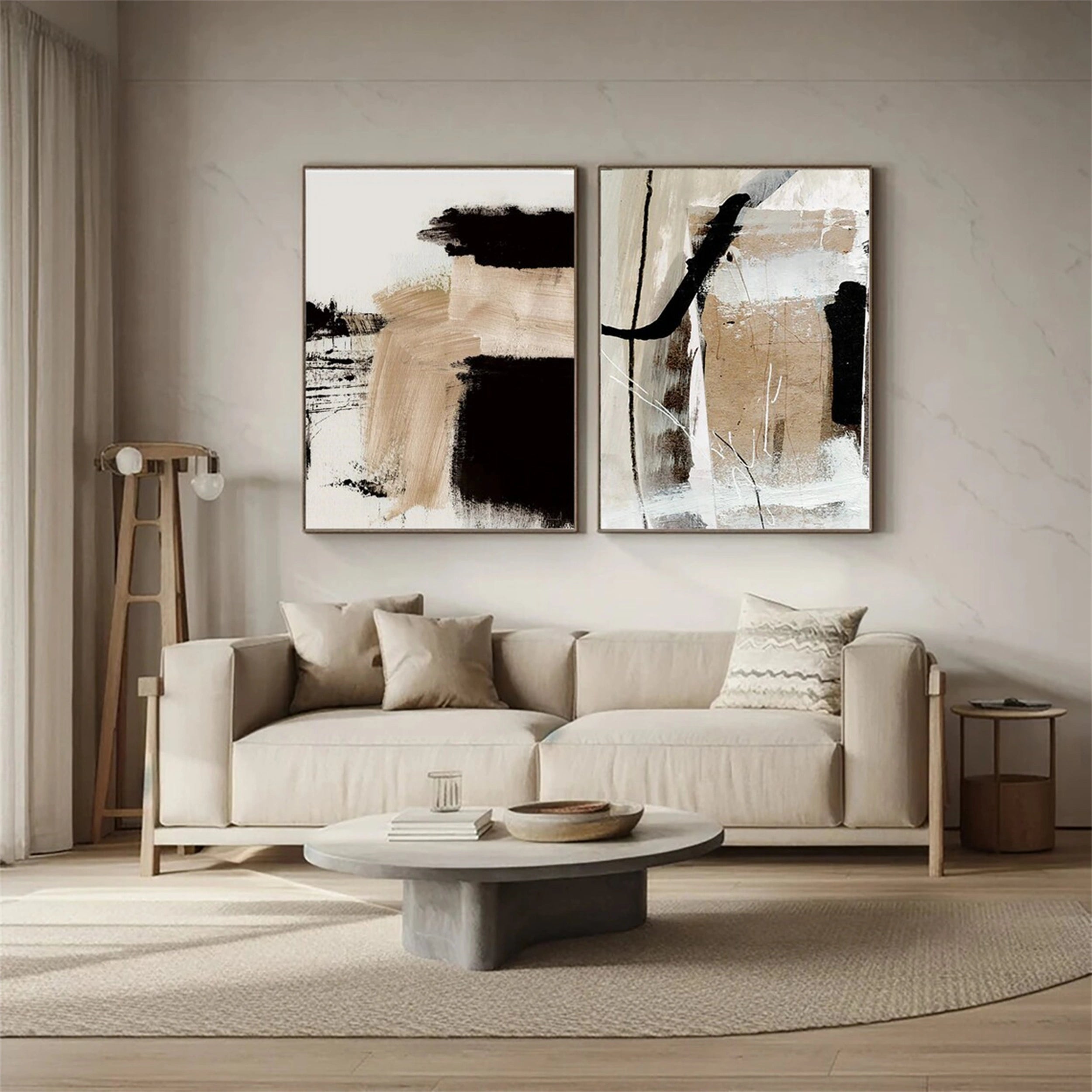 Abstract Painting Set of 2 #AB 098