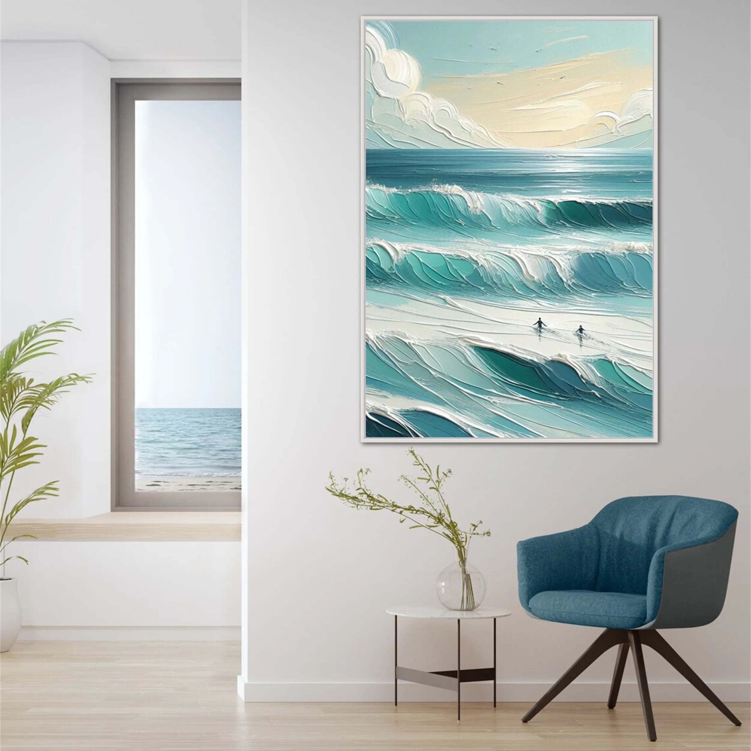 Ocean And Sky Painting #OS 138