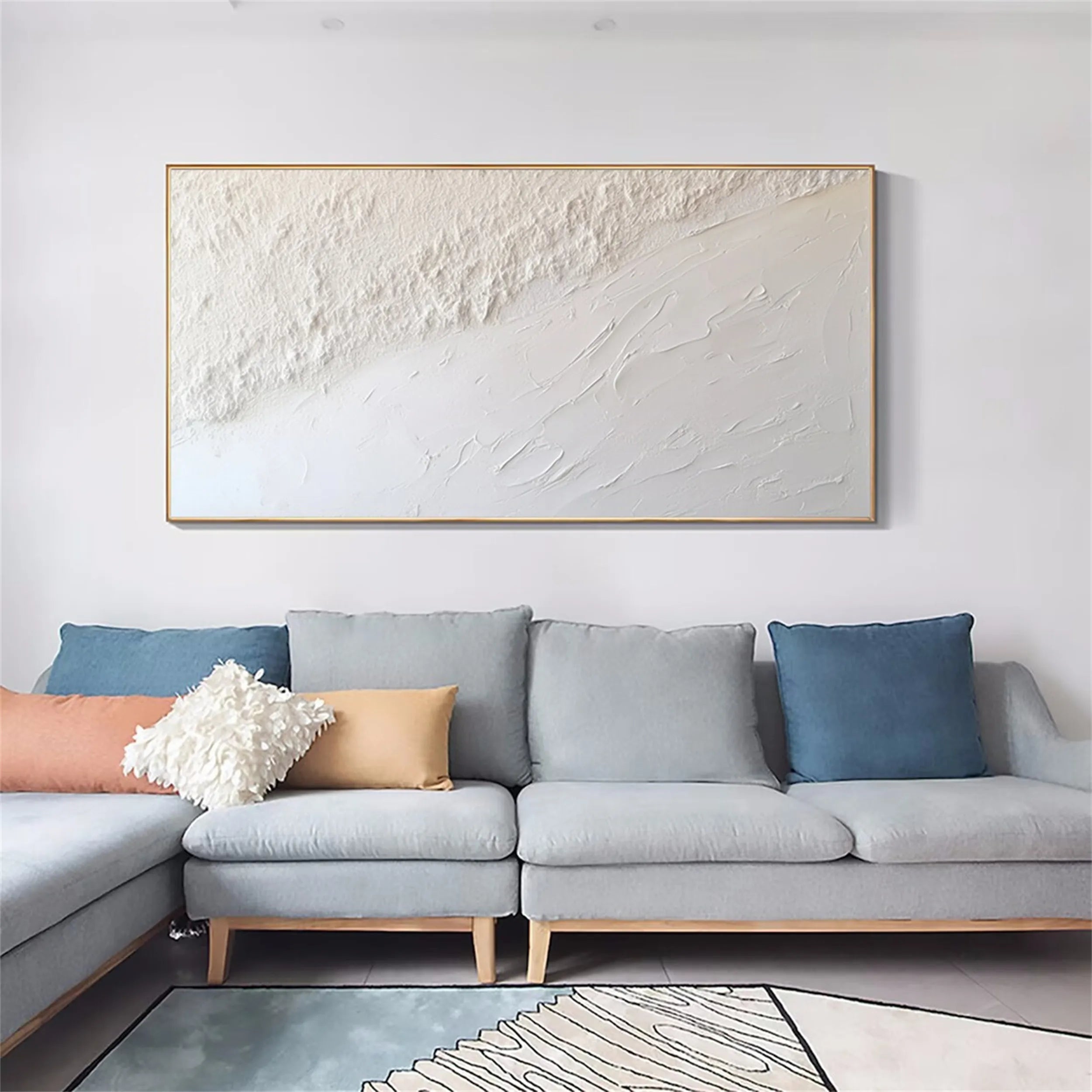 Plaster Art Minimalist Textured Painting #MM166