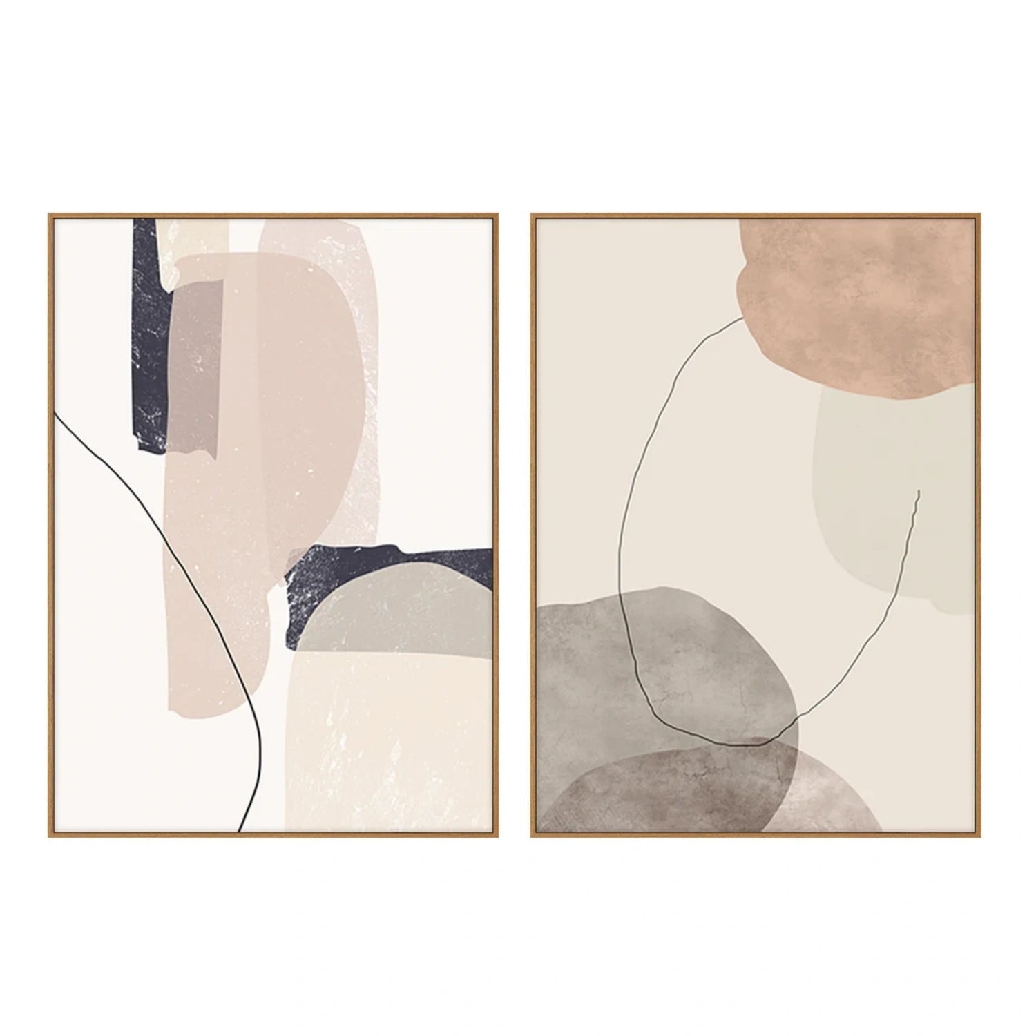 Abstract Painting Set of 2 #AB 403