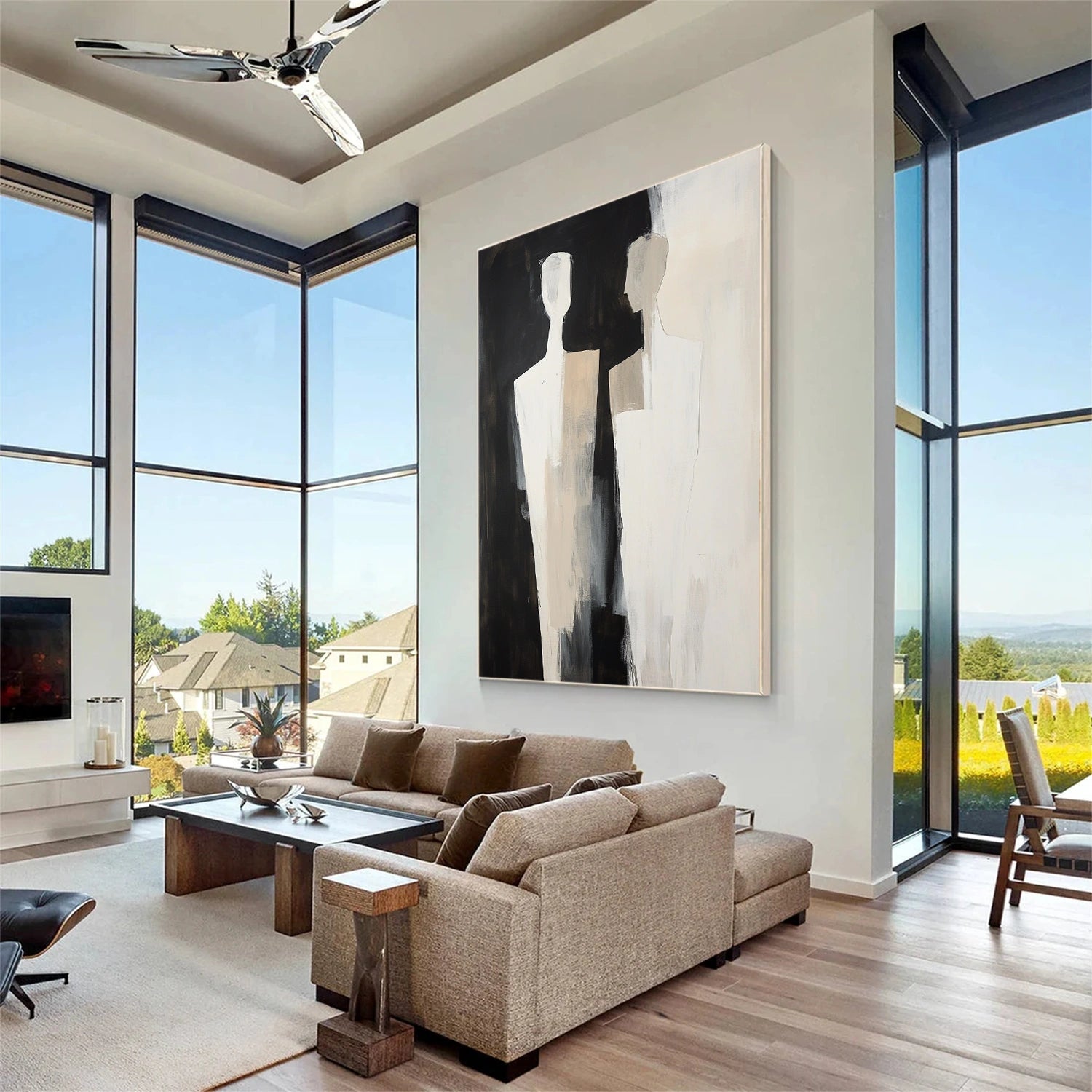 Contemporary Abstract Minimalist Wall Art #CW004