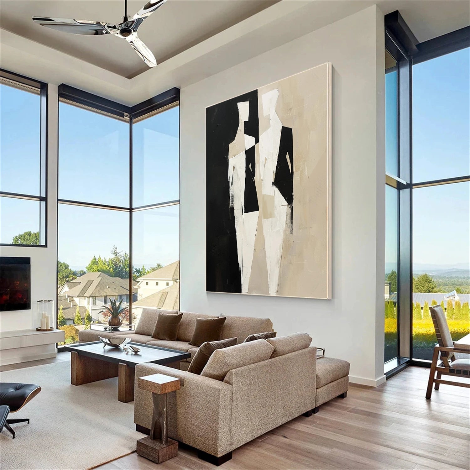 Contemporary Abstract Minimalist Wall Art #CW013