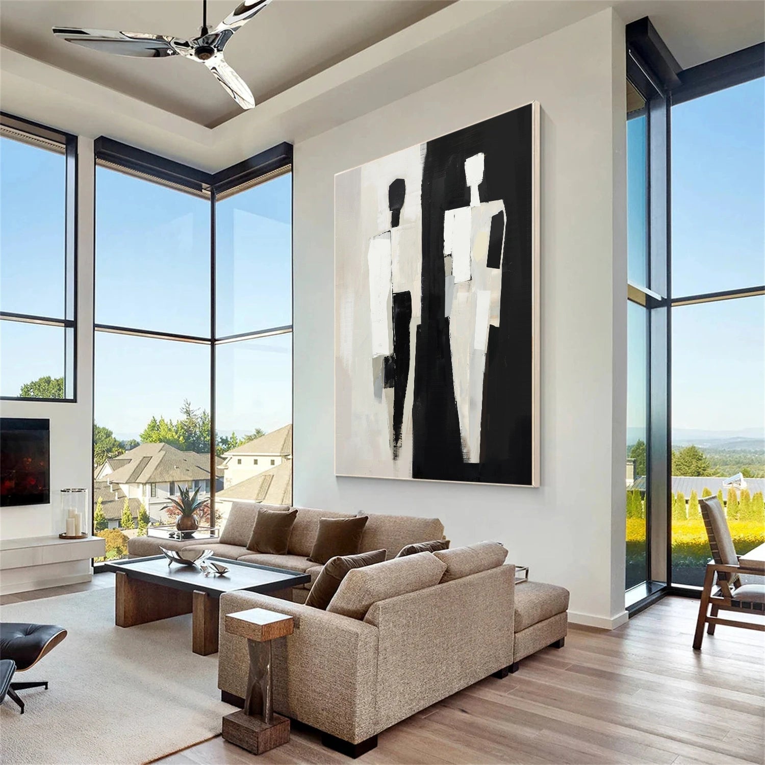 Contemporary Abstract Minimalist Wall Art #CW015