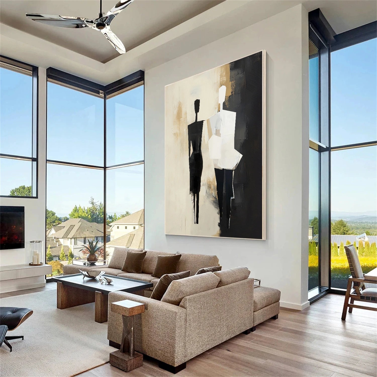 Contemporary Abstract Minimalist Wall Art #CW002