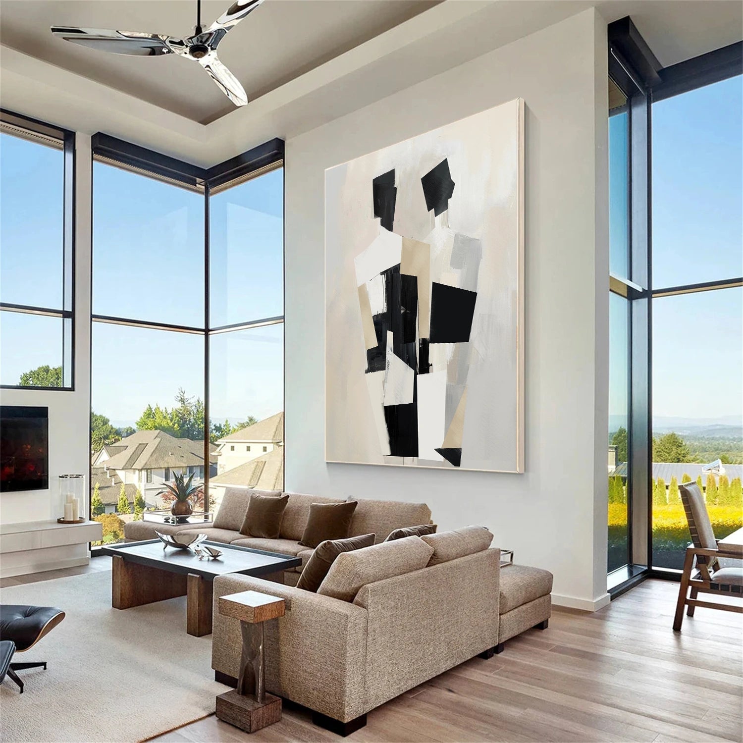 Contemporary Abstract Minimalist Wall Art #CW011