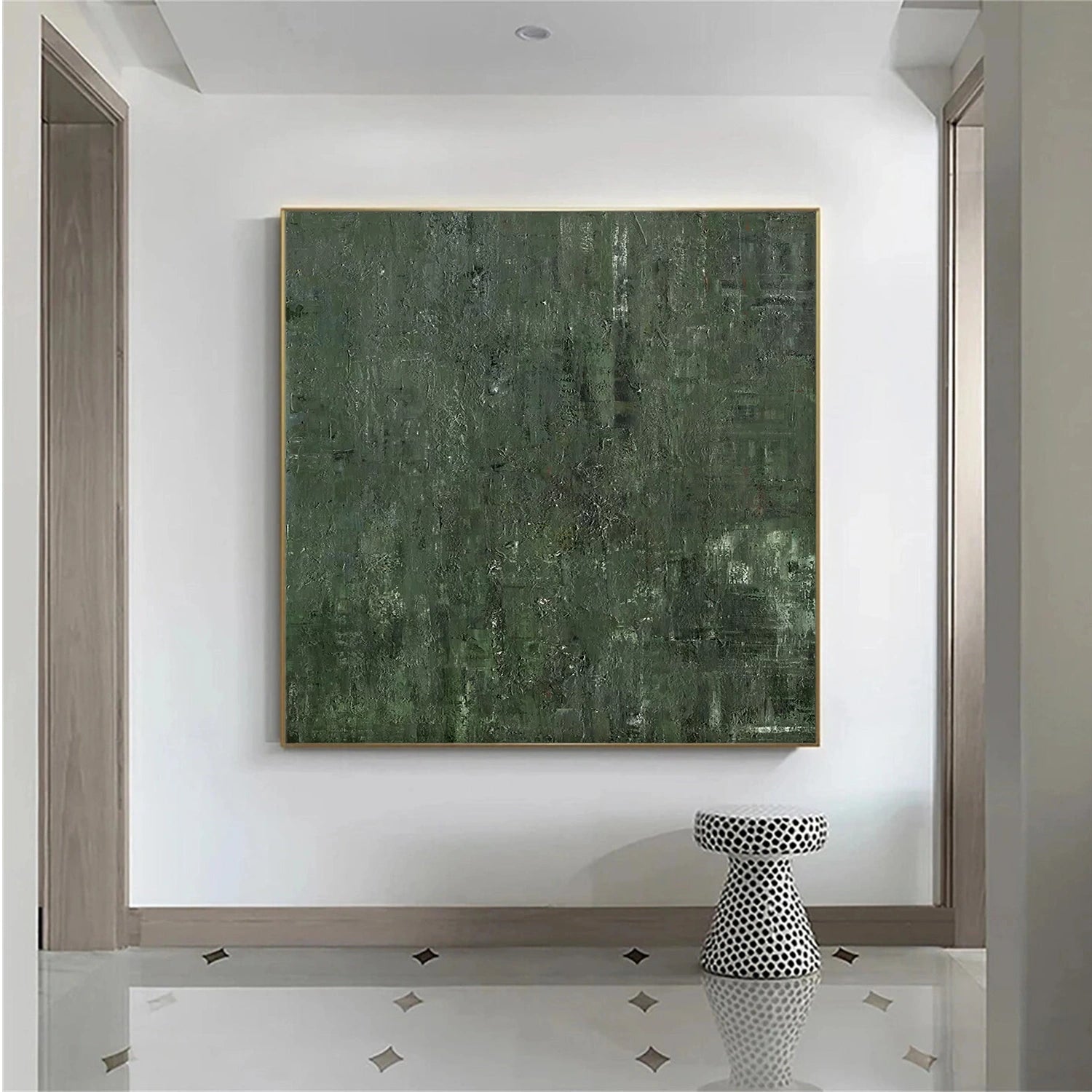 Blue & Green Abstract #BG094