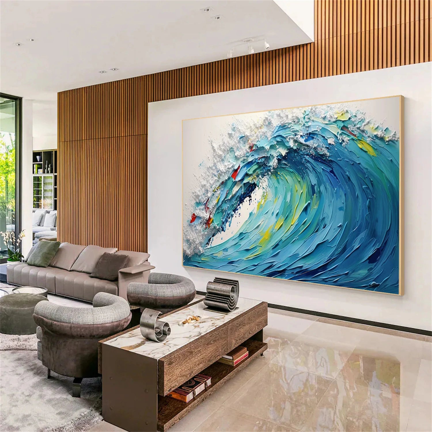 Ocean And Sky Painting #OS 242