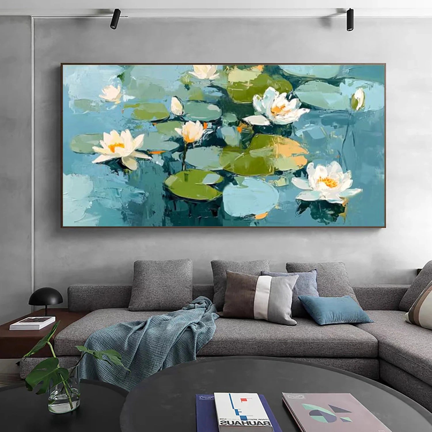 Flower & Tree Abstract Texture Canvas Art #FT 297