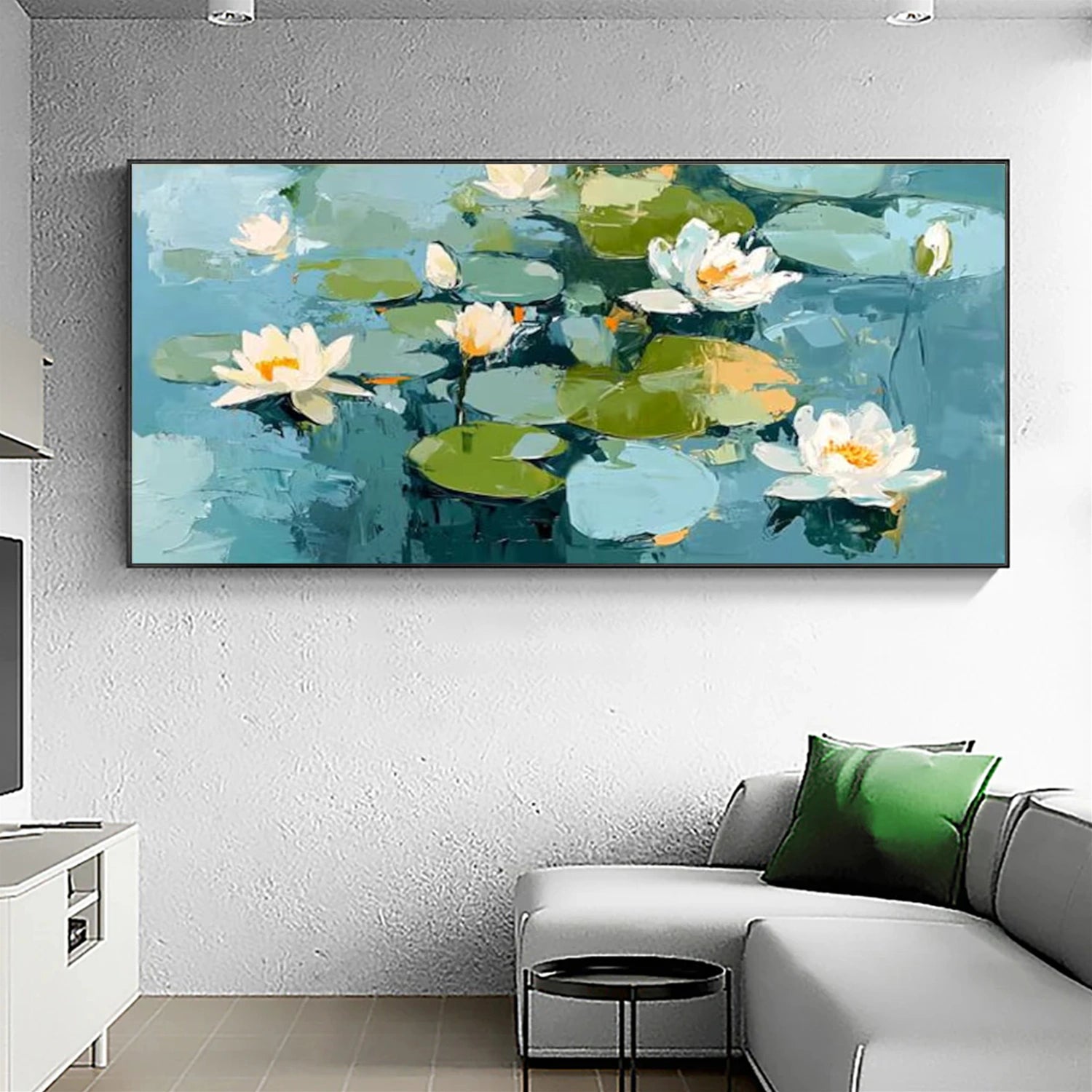 Flower & Tree Abstract Texture Canvas Art #FT 297