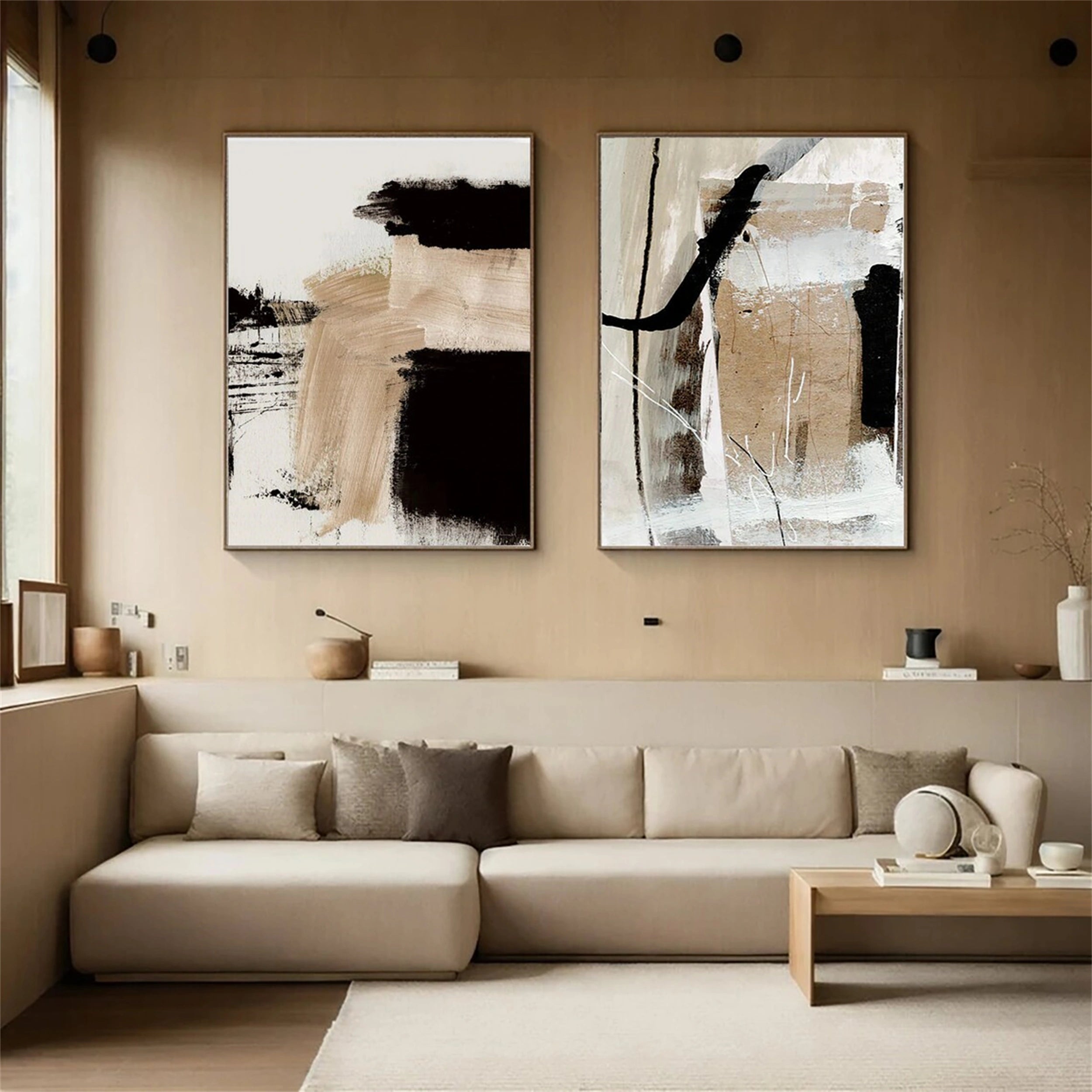 Abstract Painting Set of 2 #AB 098