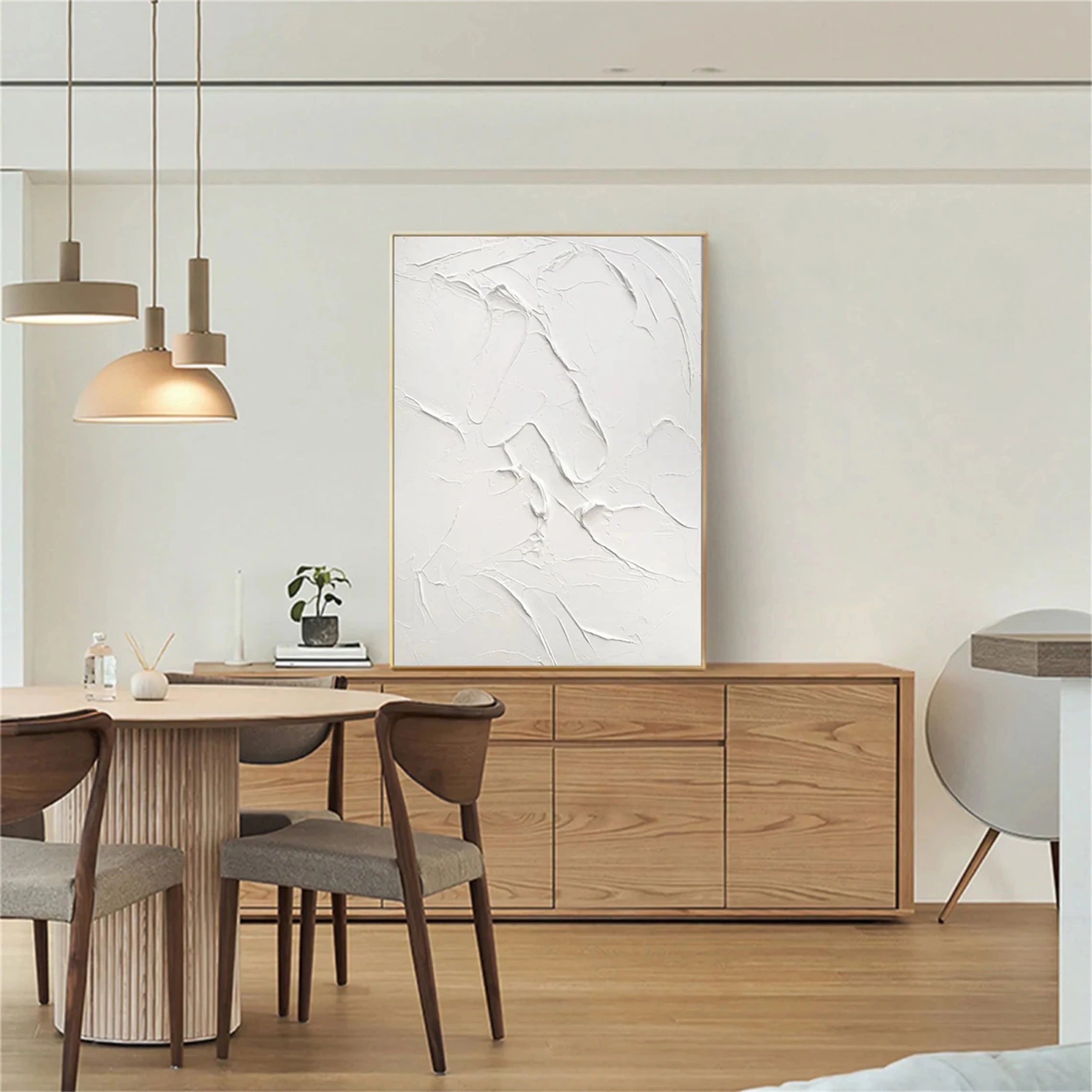 Plaster Art Minimalist Textured Painting #MM151