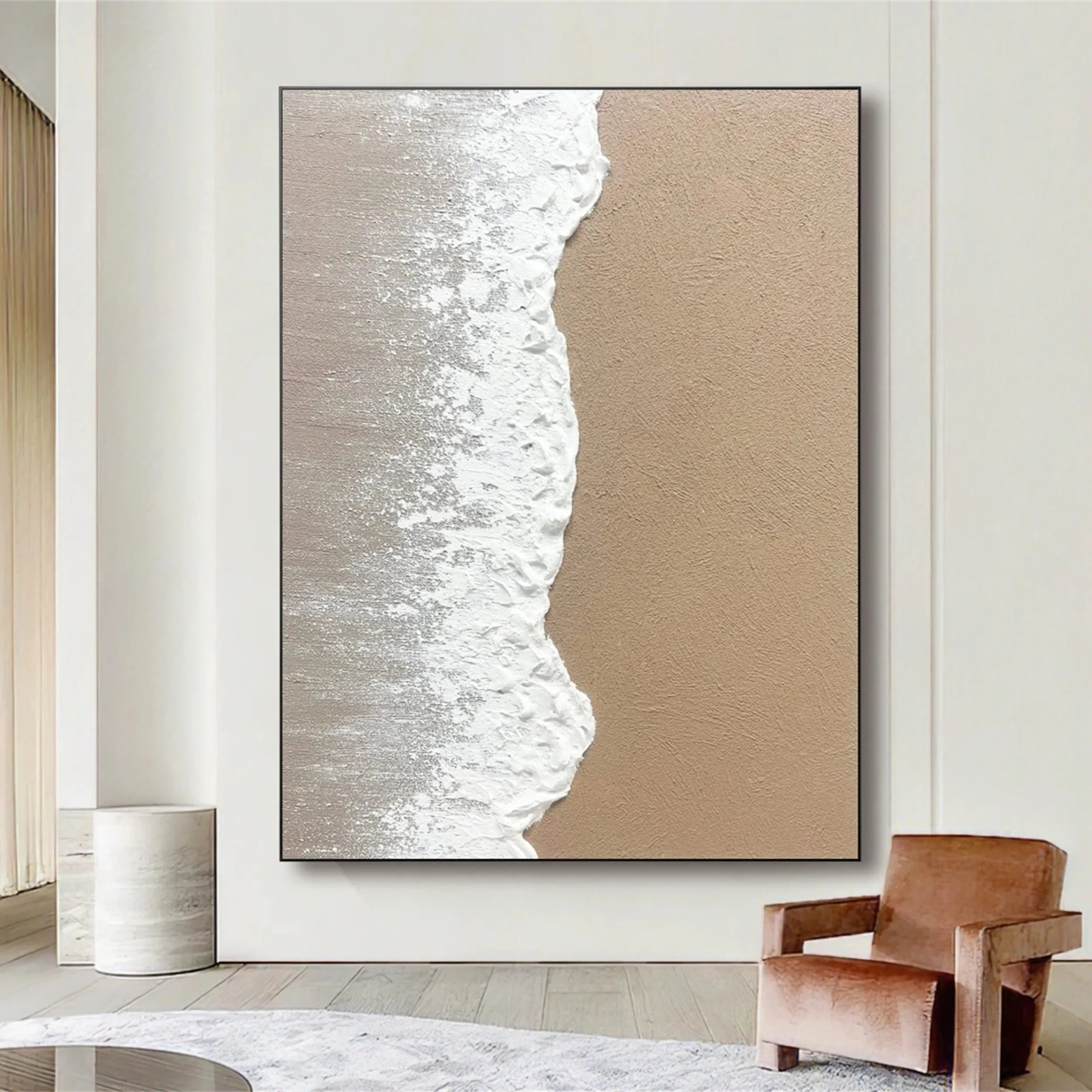 Plaster Art Minimalist Textured Painting #MM185