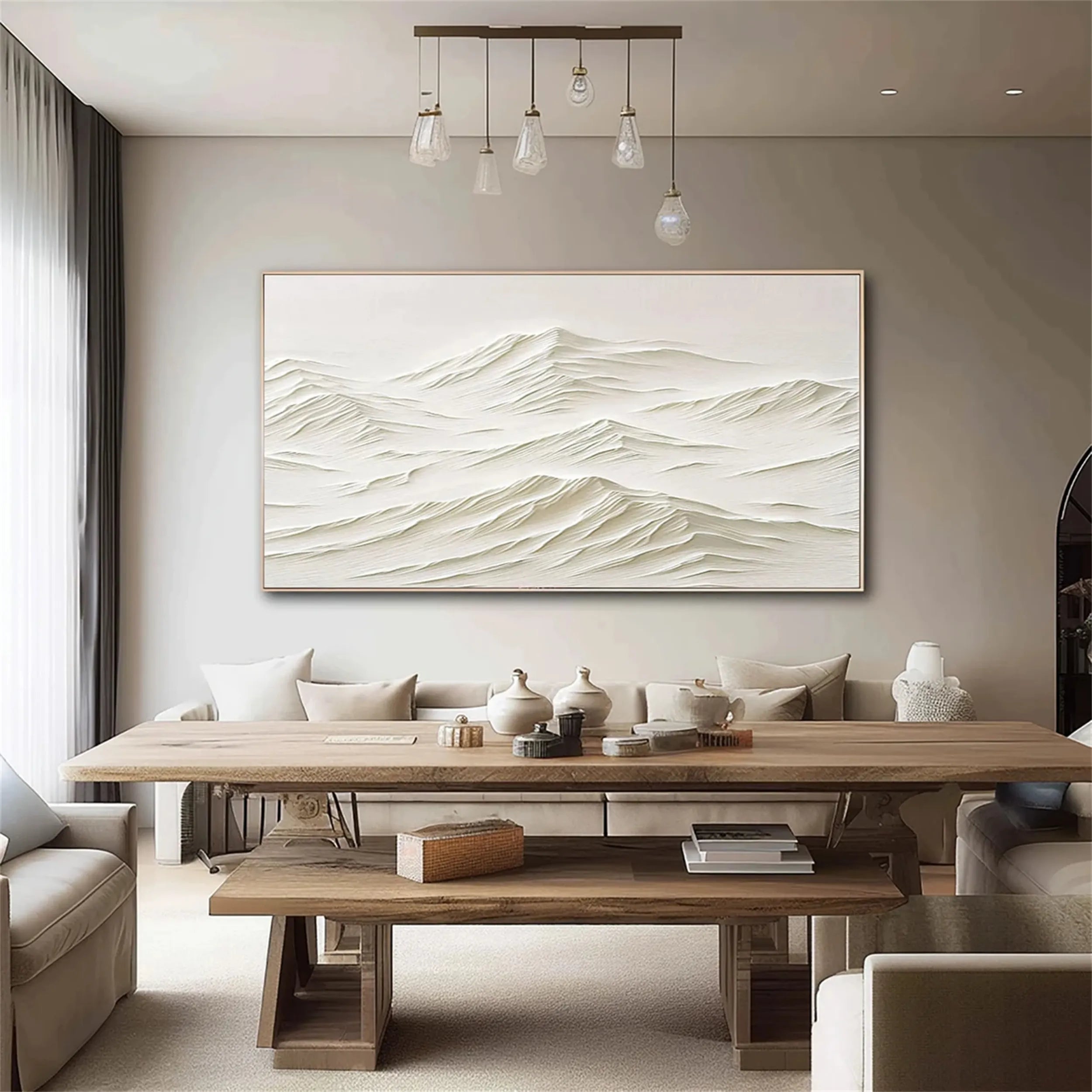 Plaster Art Minimalist Textured Painting #MM253