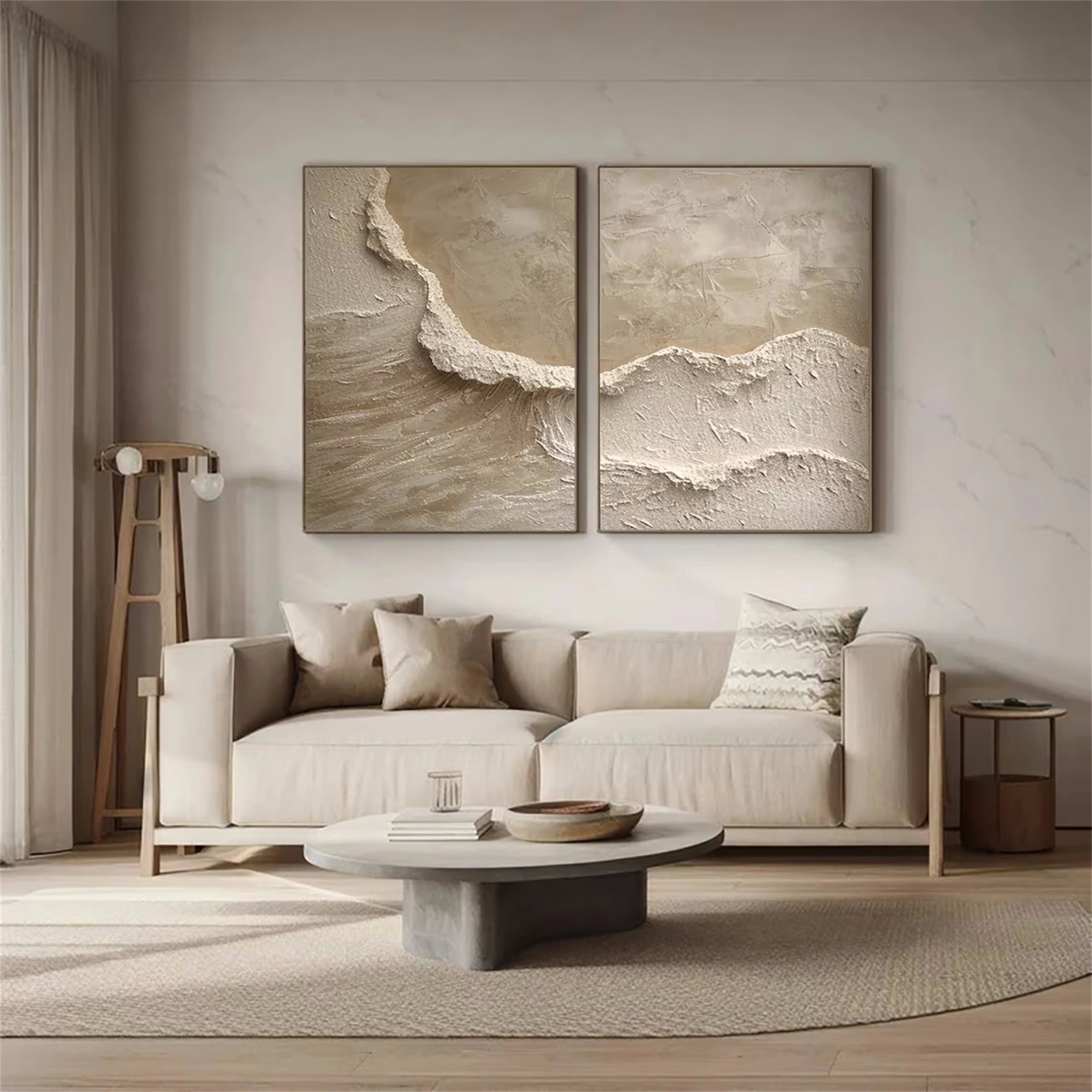 Ocean And Sky Painting Set of 2#OS 107