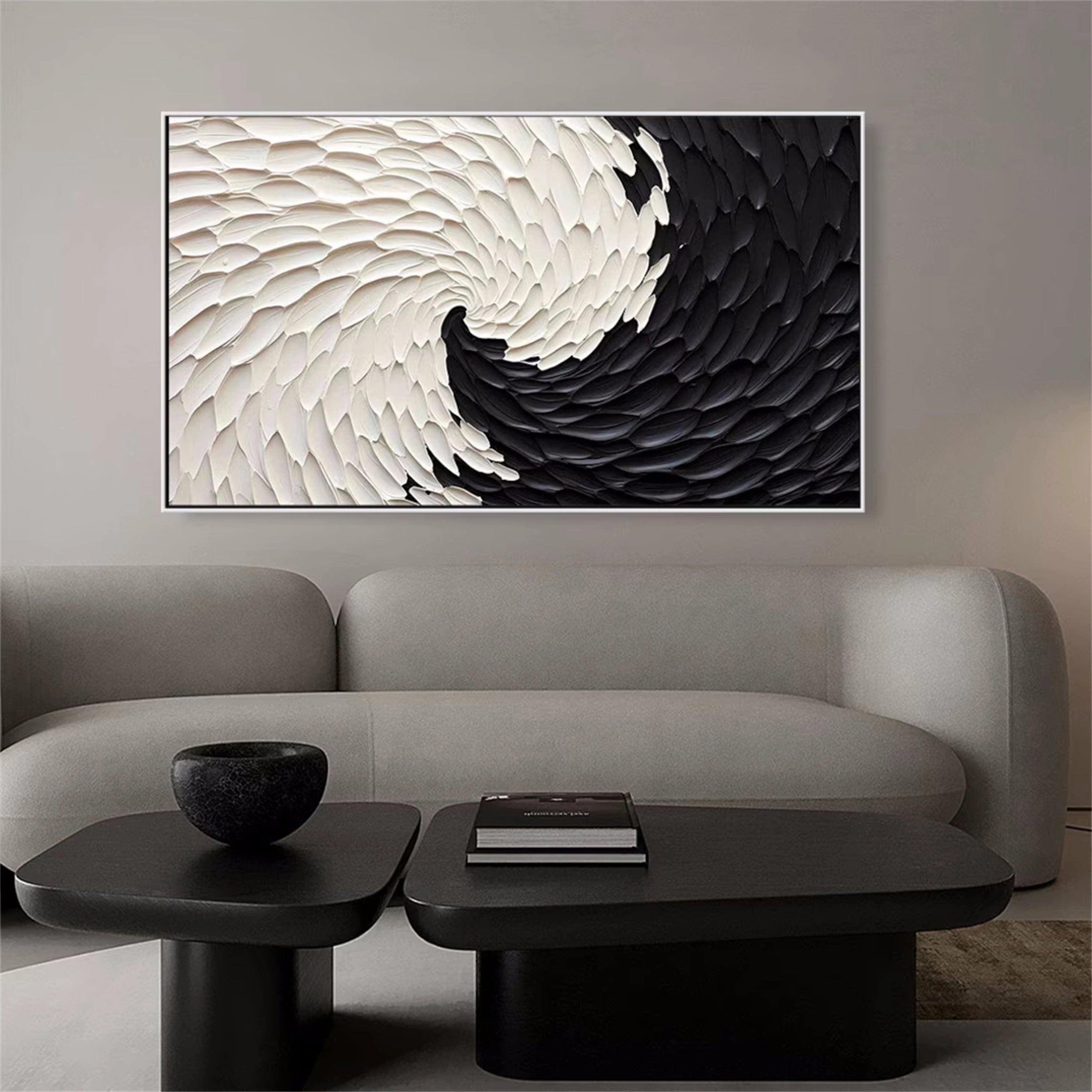 Plaster Art Minimalist Textured Painting #MM112