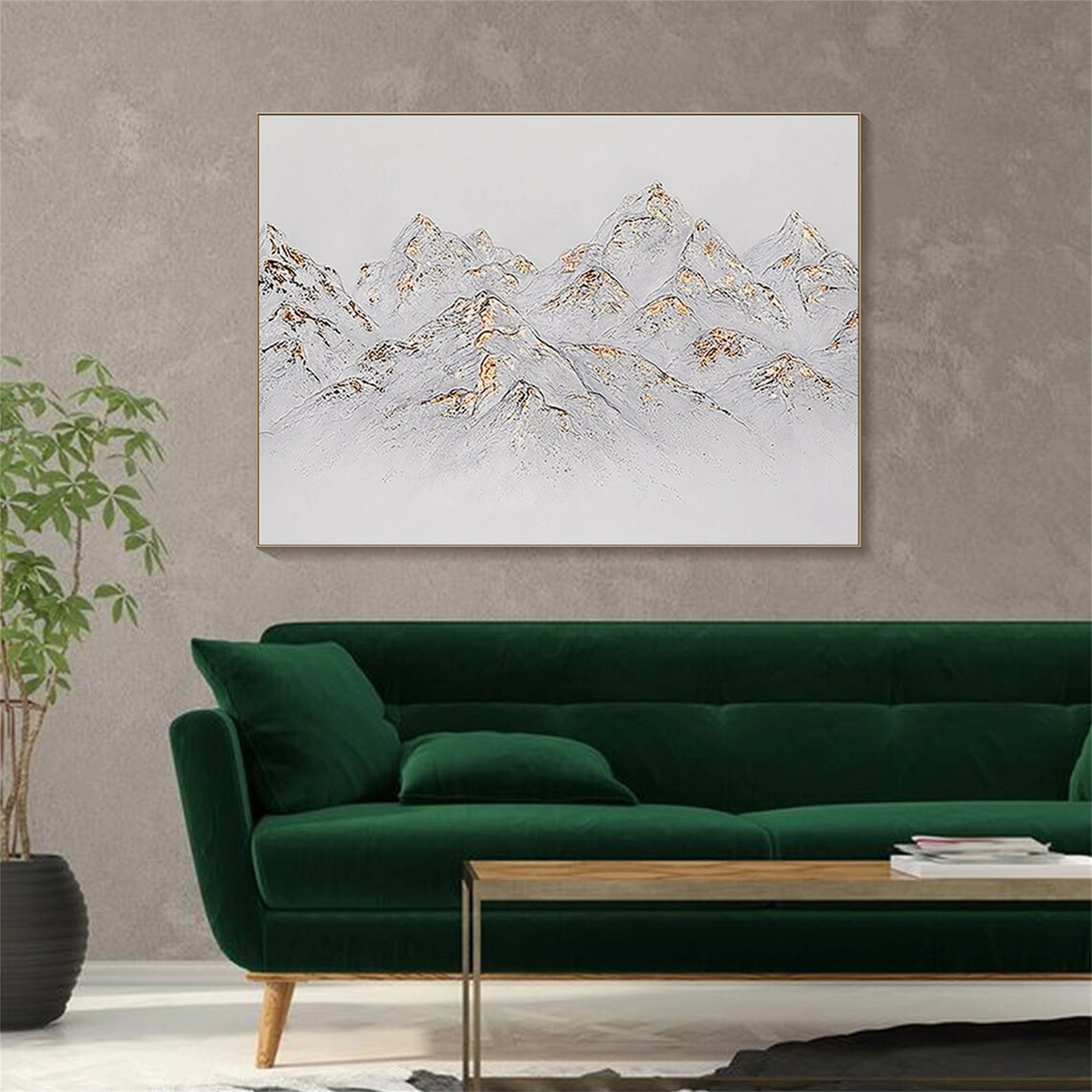 Plaster Art Minimalist Textured Painting #MM124