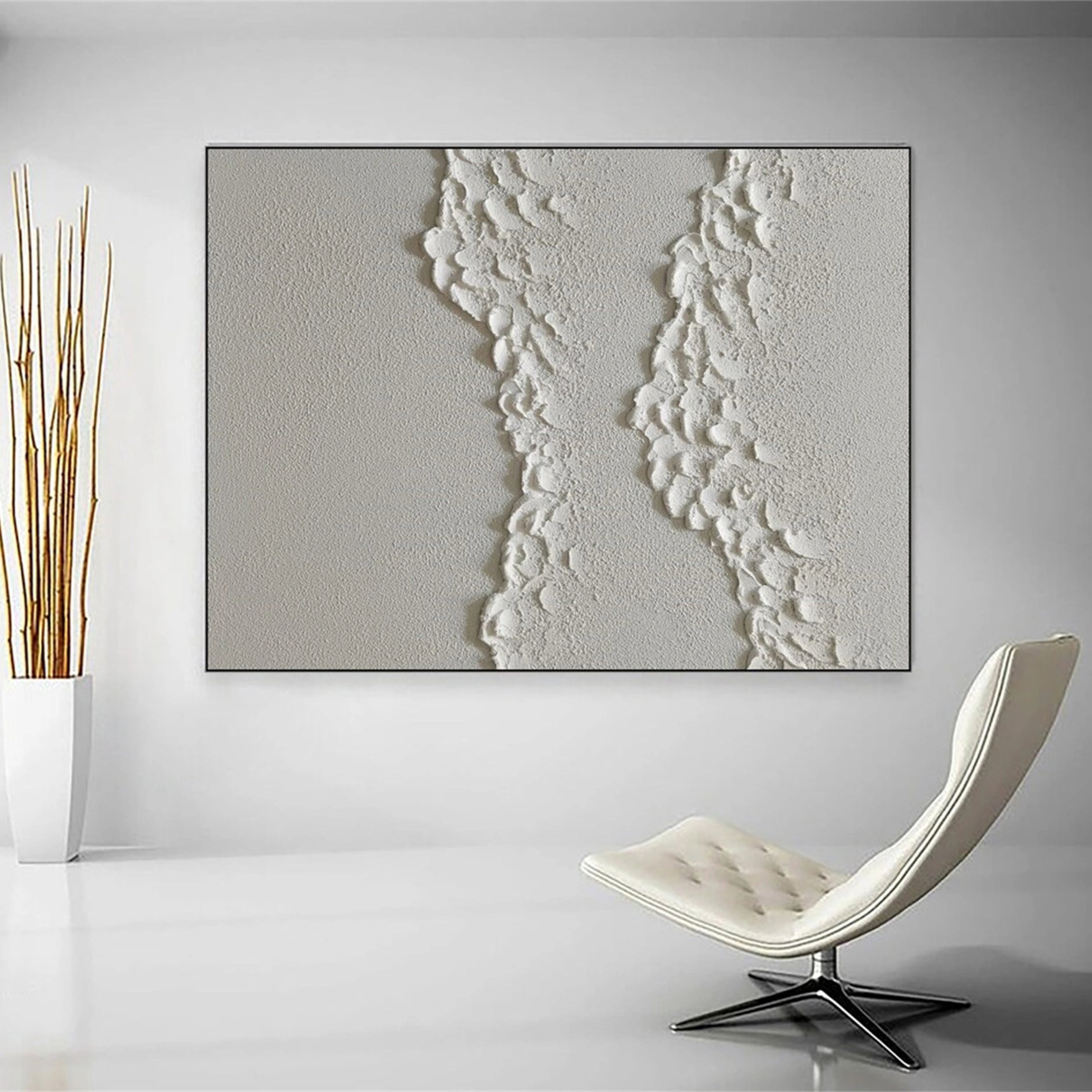 Plaster Art Minimalist Textured Painting #MM110
