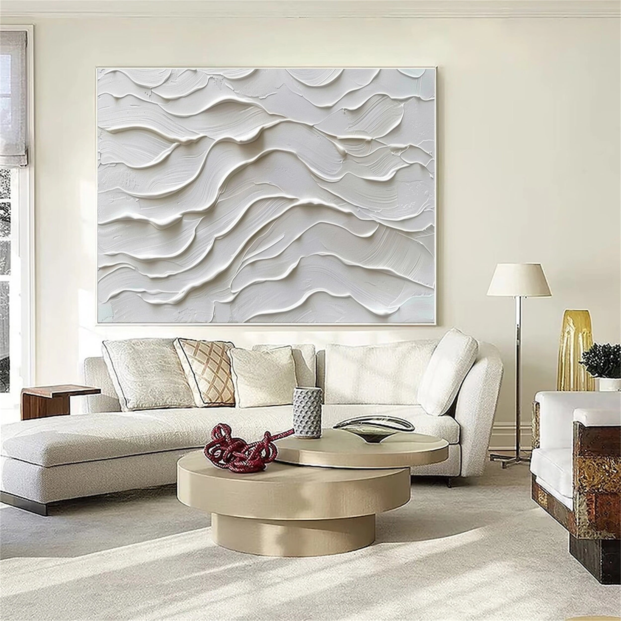 Plaster Art Minimalist Textured Painting #MM131