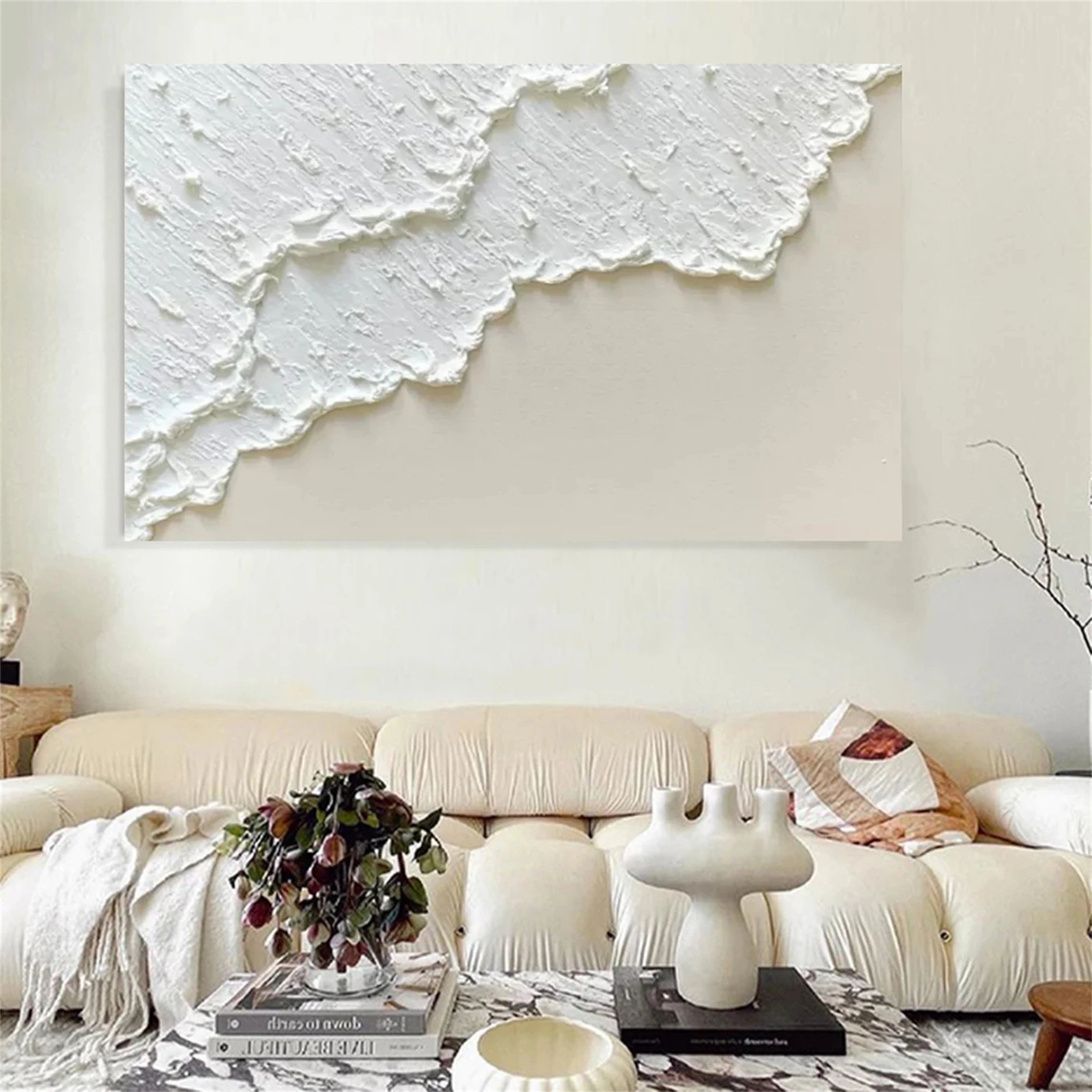 Plaster Art Minimalist Textured Painting #MM102