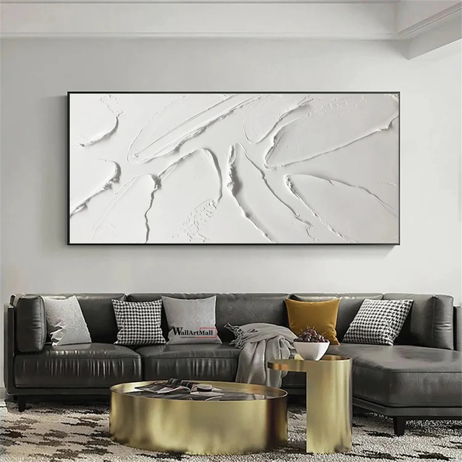 Plaster Art Minimalist Textured Painting #MM295