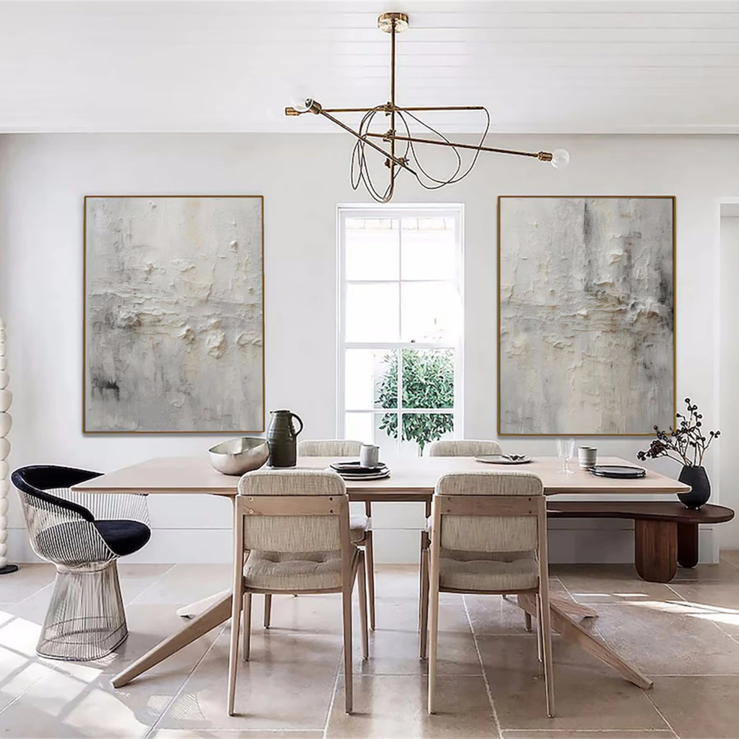 Abstract Painting Set of 2 #AB 095