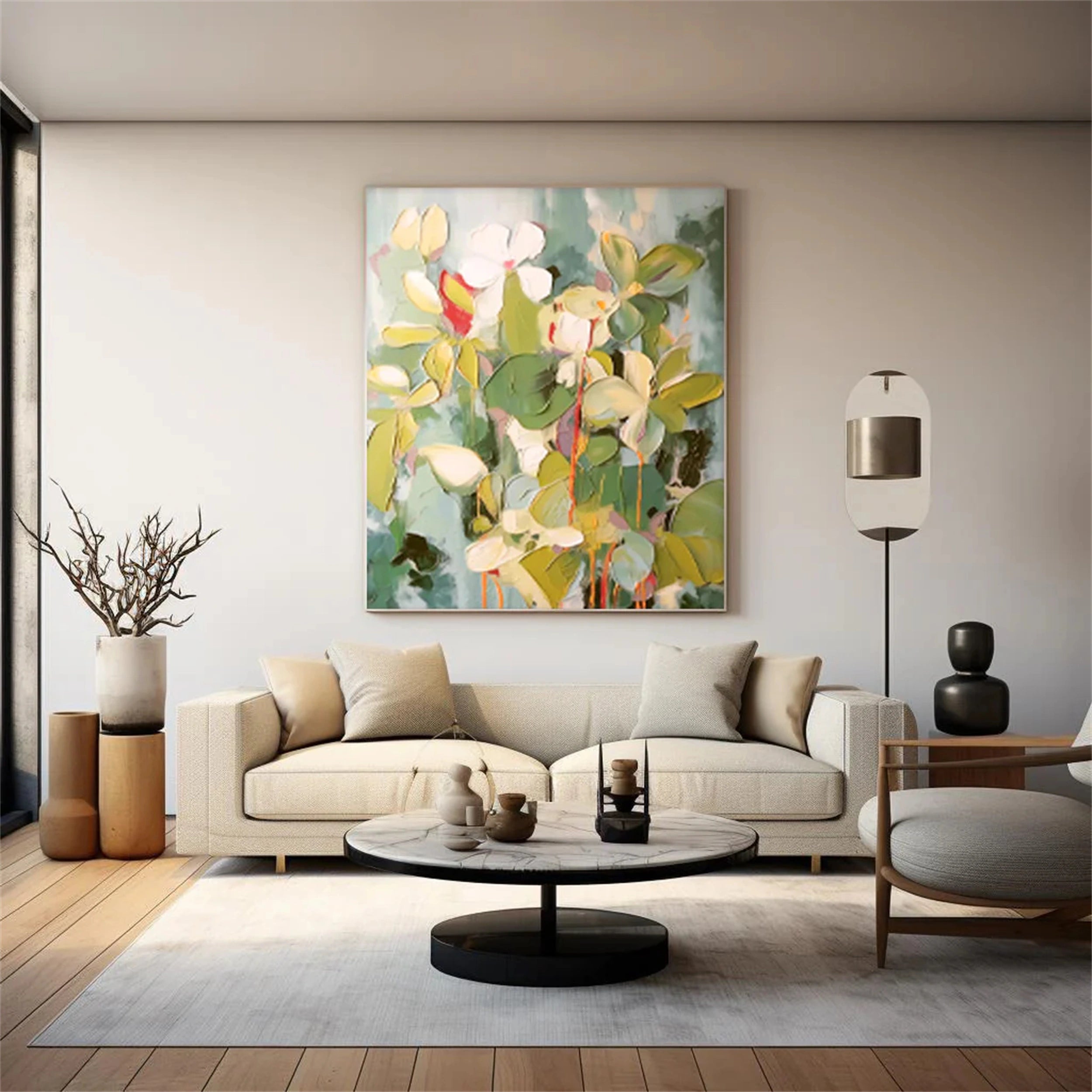 Flower And Tree Painting #FT 057