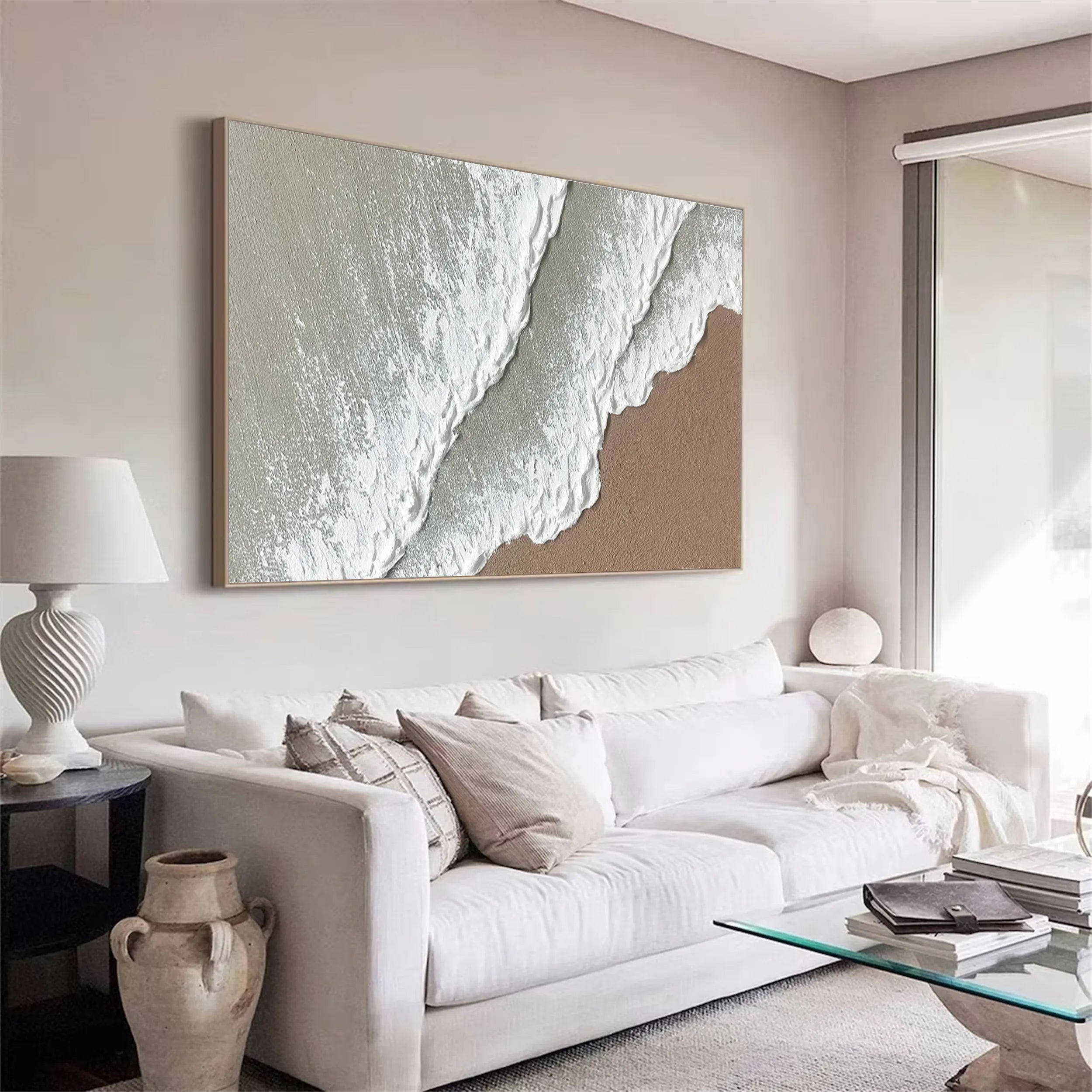 Plaster Art Minimalist Textured Painting #MM176