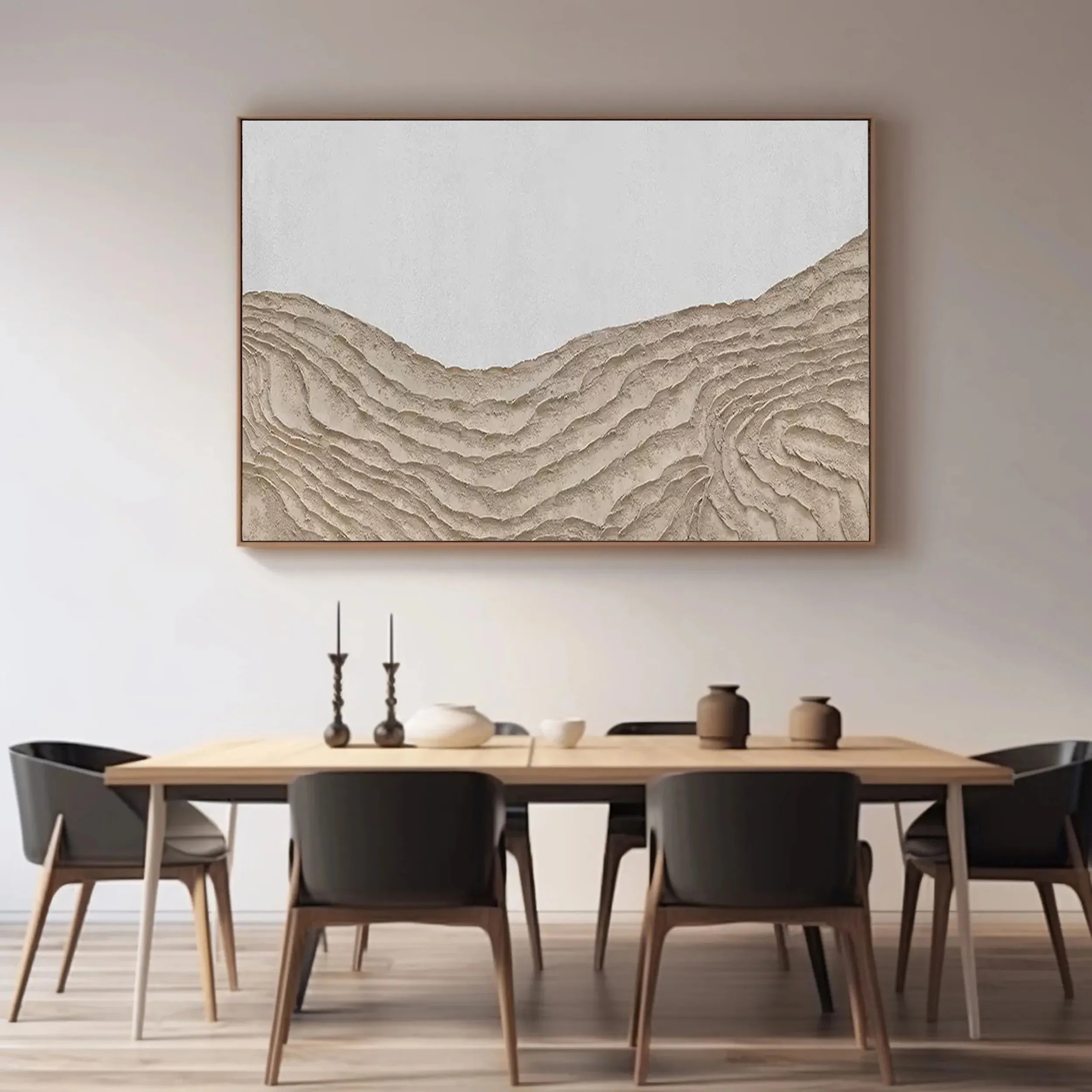 Plaster Art Minimalist Textured Painting #MM197