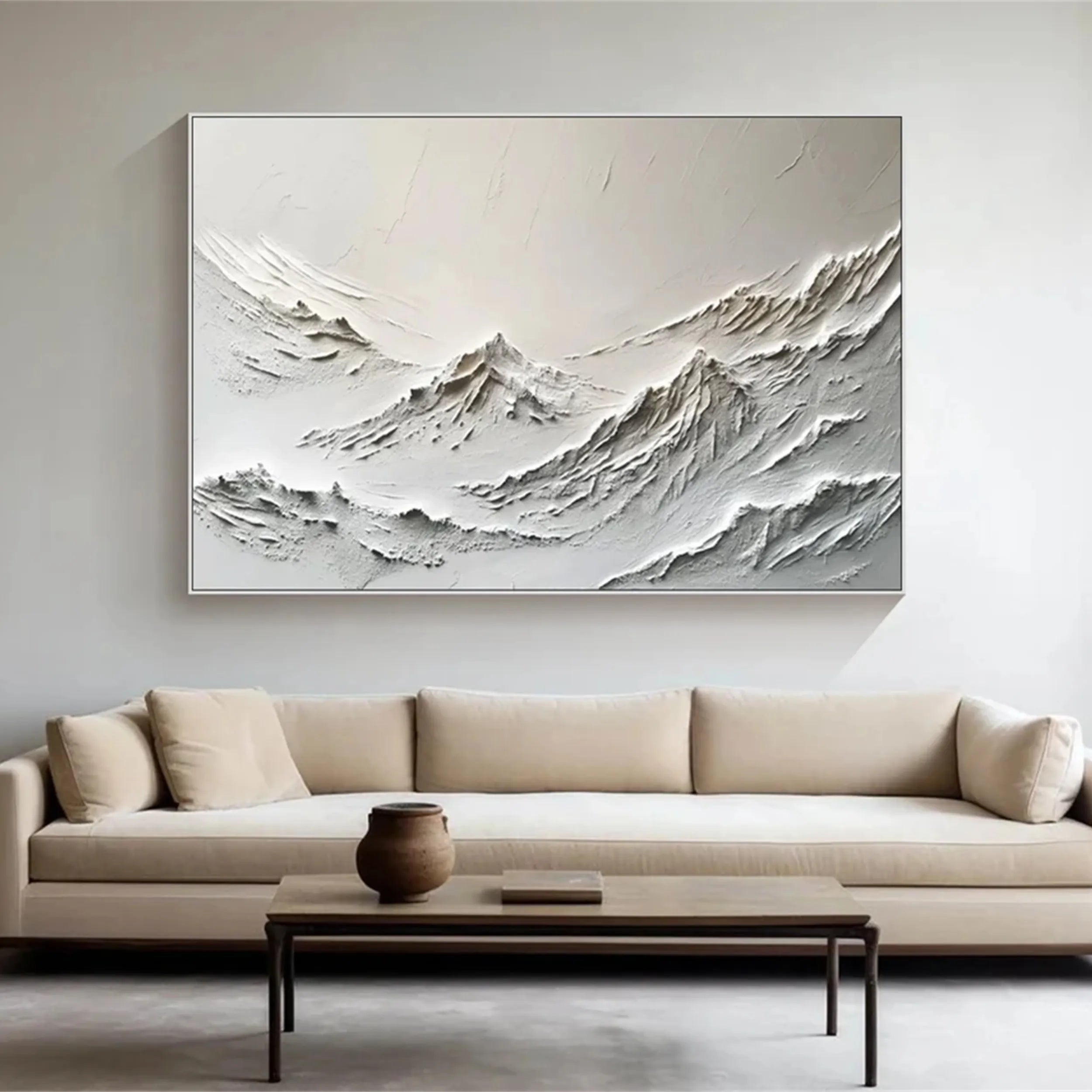 Plaster Art Minimalist Textured Painting #MM242