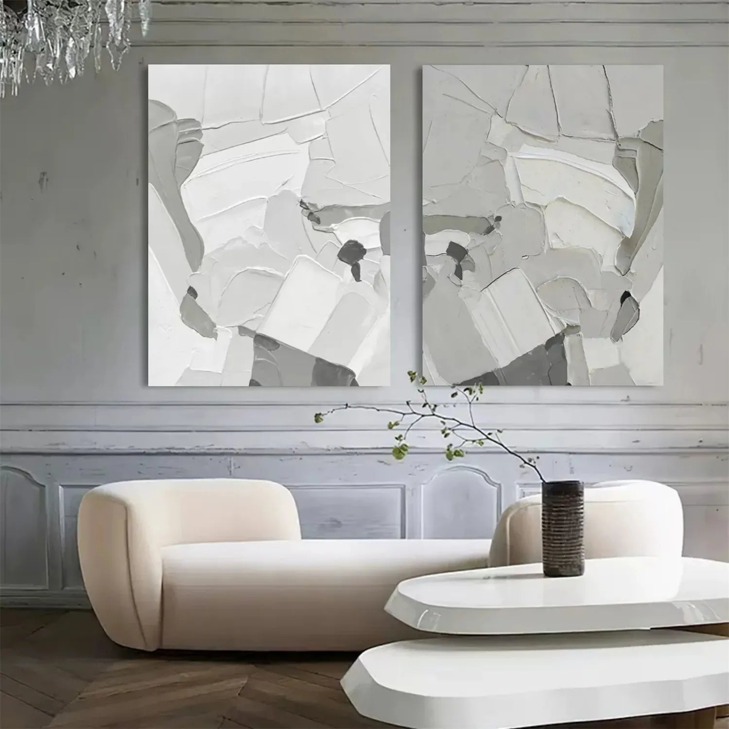 Abstract Painting Set of 2 #AB 155