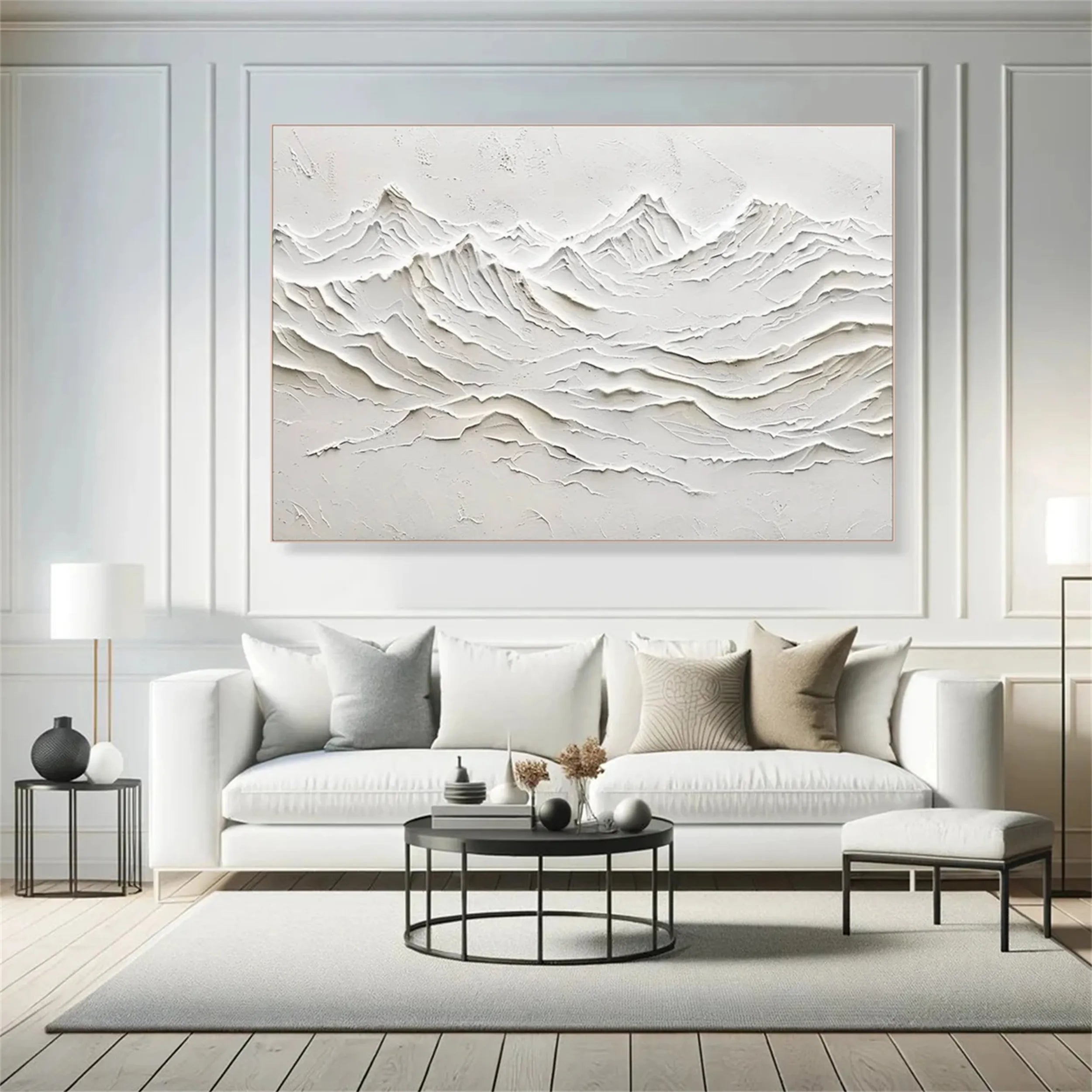 Plaster Art Minimalist Textured Painting #MM243