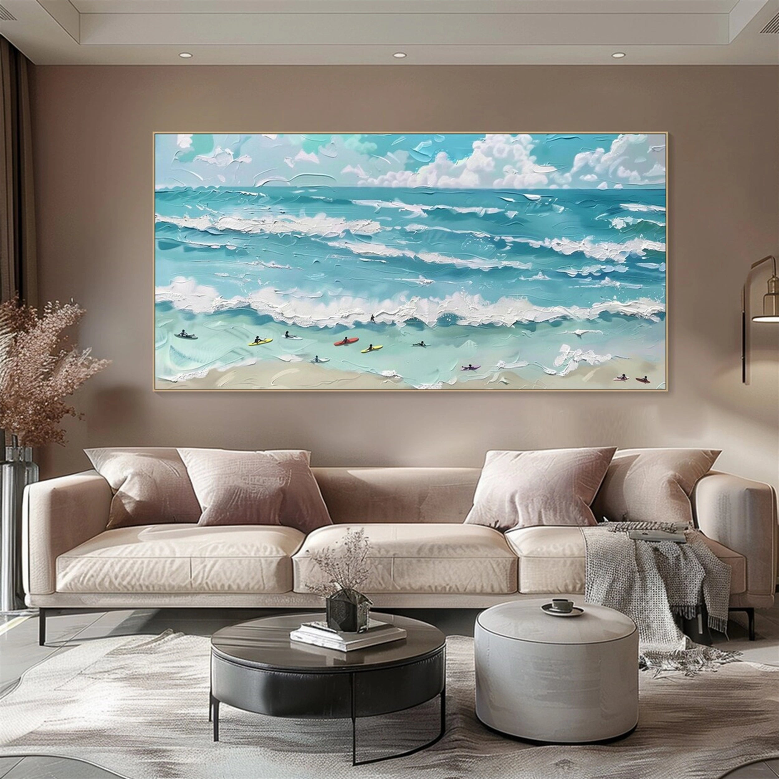 Ocean And Sky Painting #OS 074