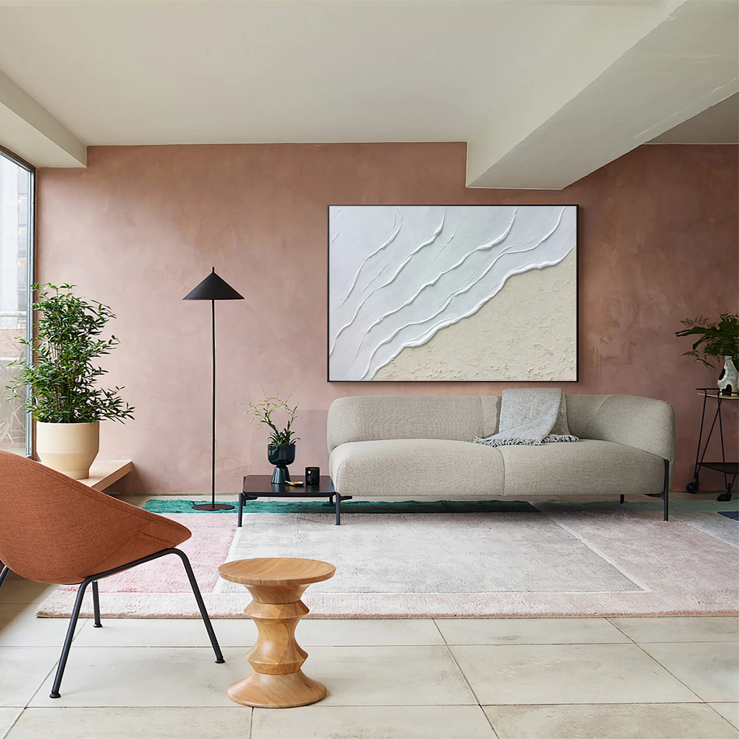 Plaster Art Minimalist Textured Painting #MM171