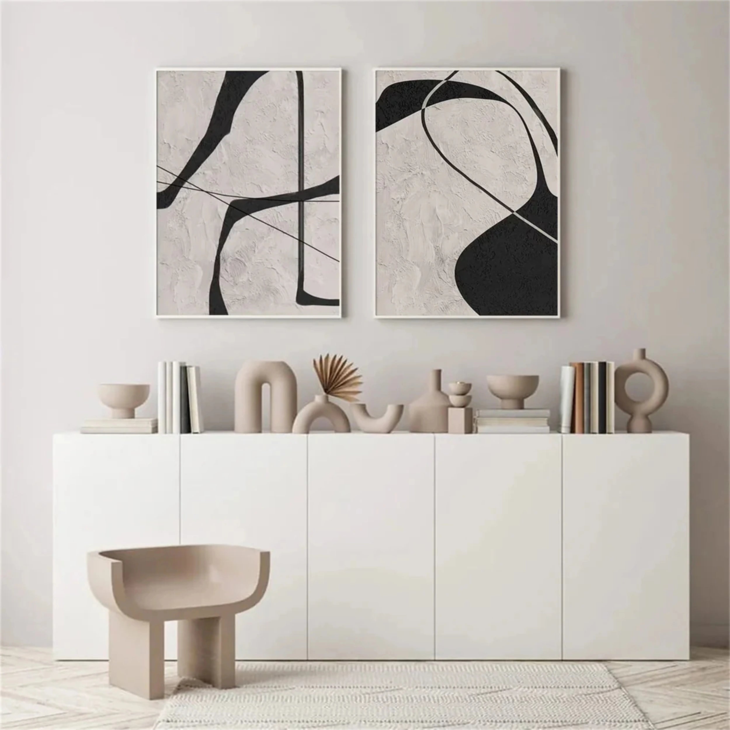 Abstract Tranquility Set of 2 #WS122