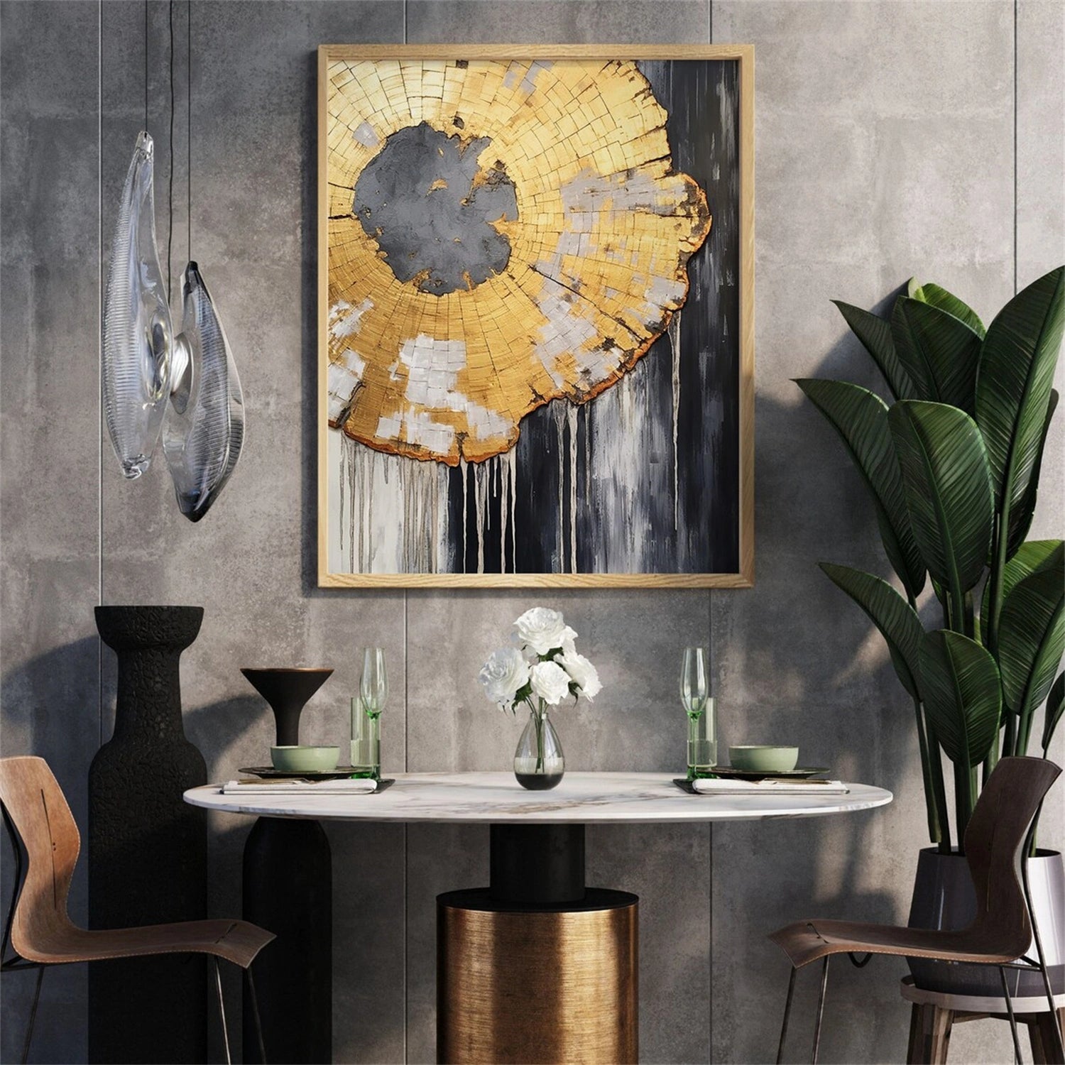 Abstract Painting Set of 3 #AB207
