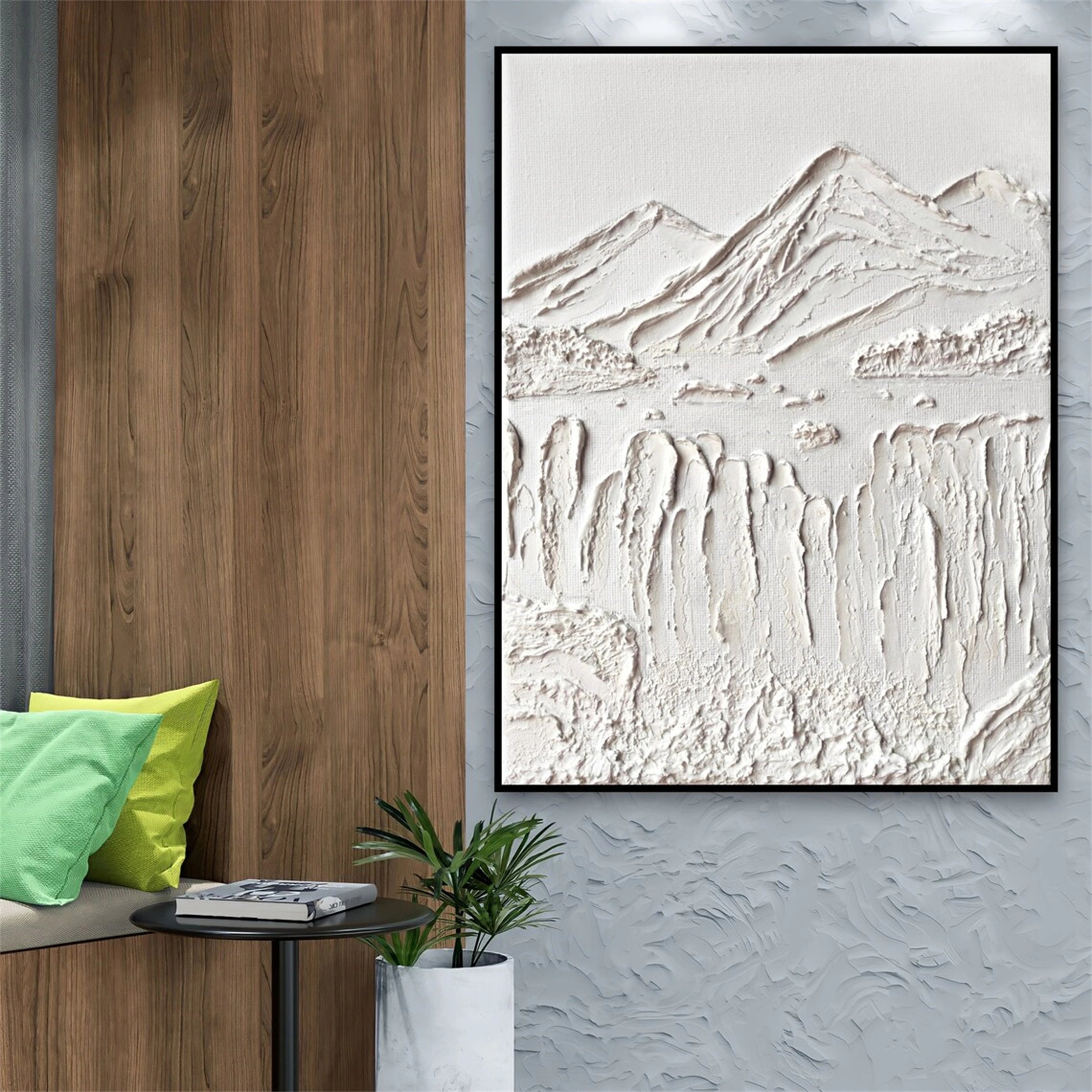 Plaster Art Minimalist Textured Painting #MM157