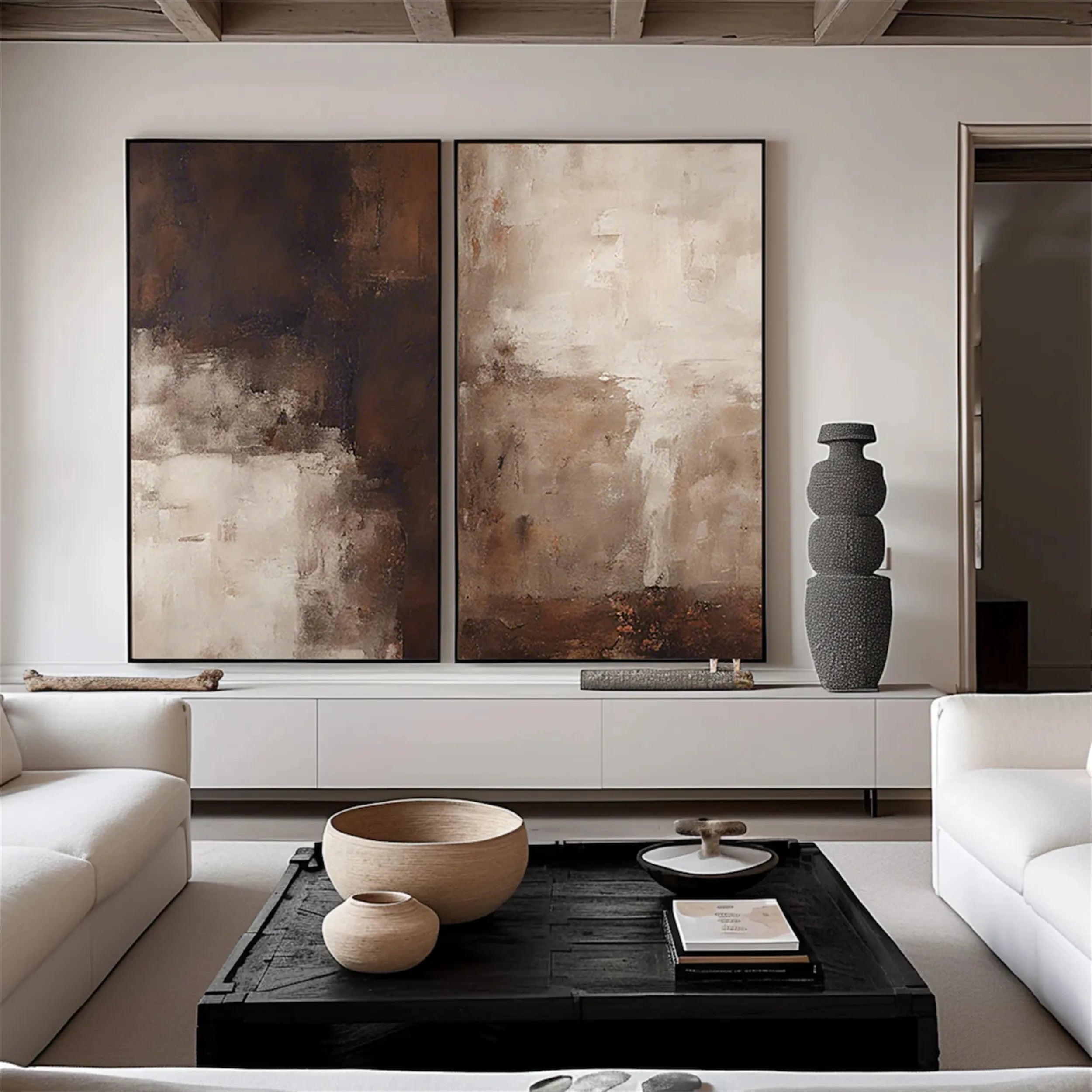 Abstract Painting Set of 2 #AB 102