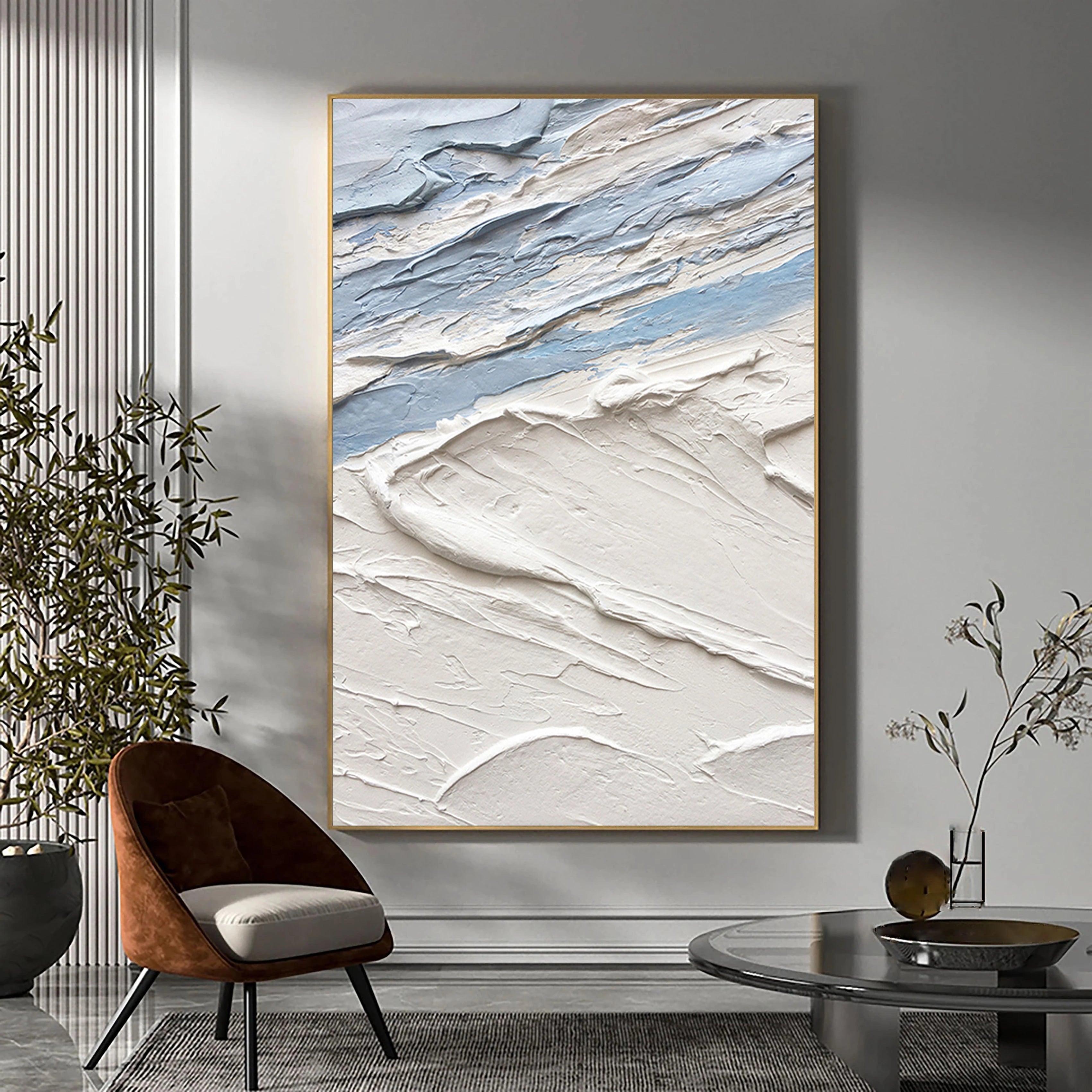 Plaster Art Minimalist Textured Painting #MM031