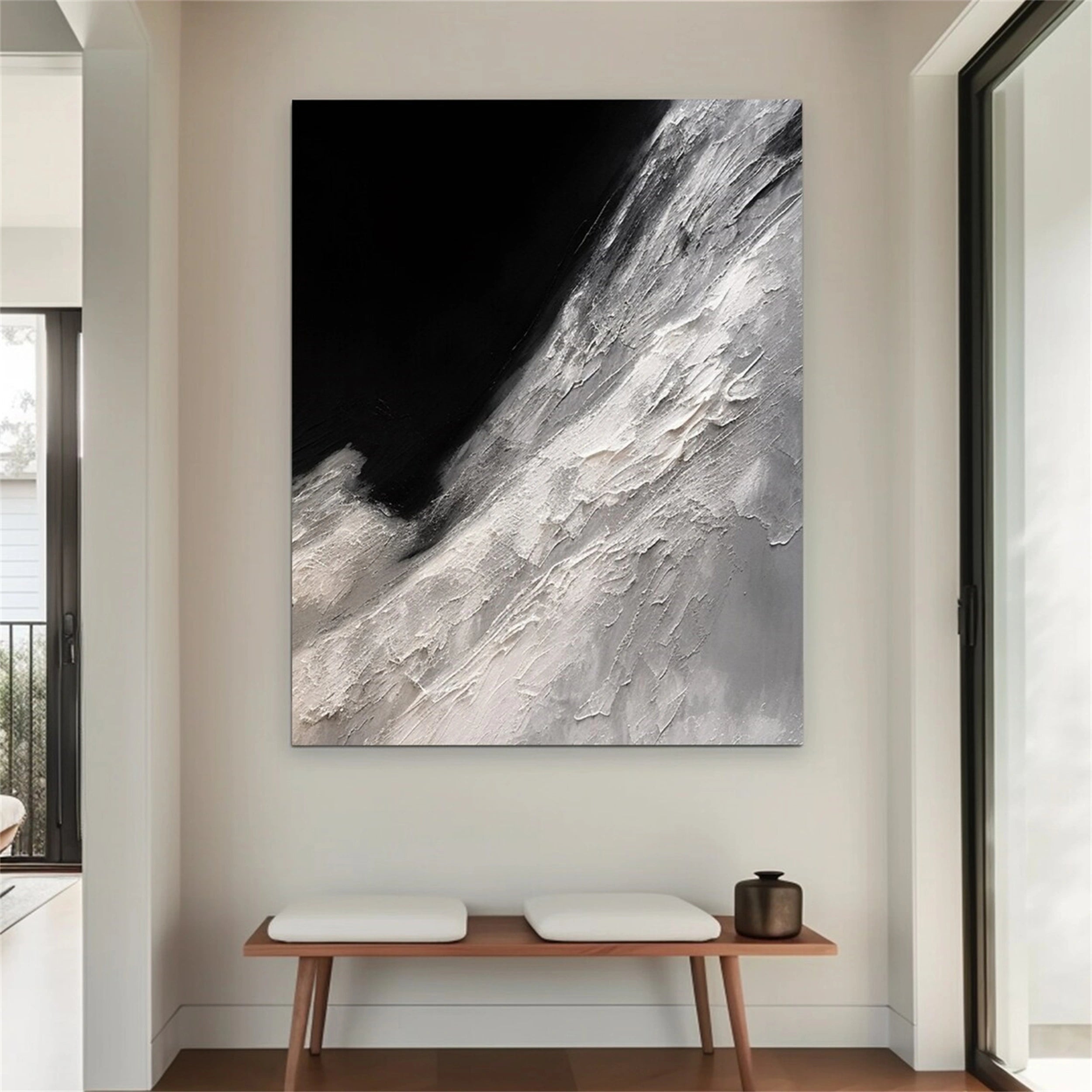 Minimalistic Balance Canvas Painting #MM156