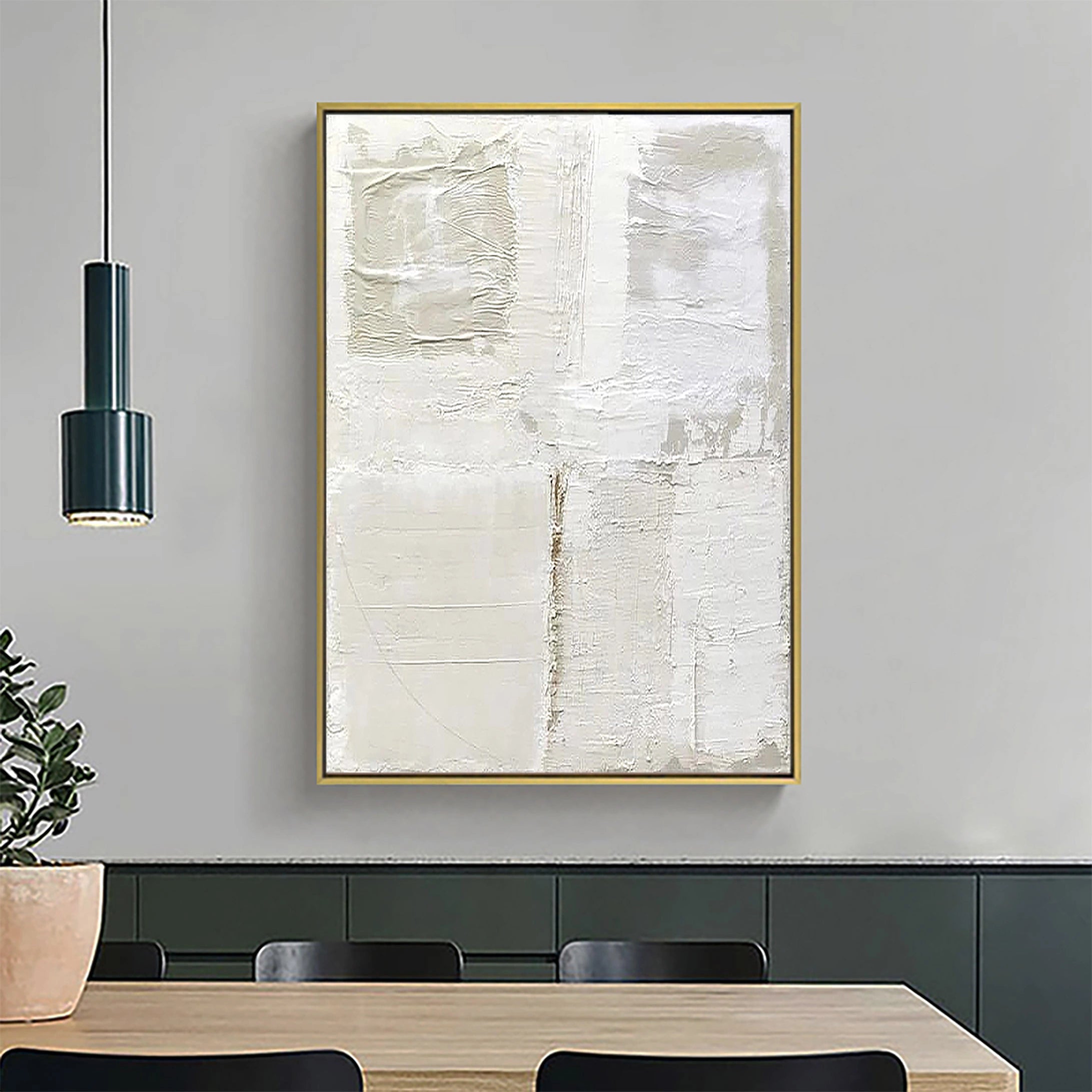 Minimalist Textured Painting Canvas #MM021-Vertical