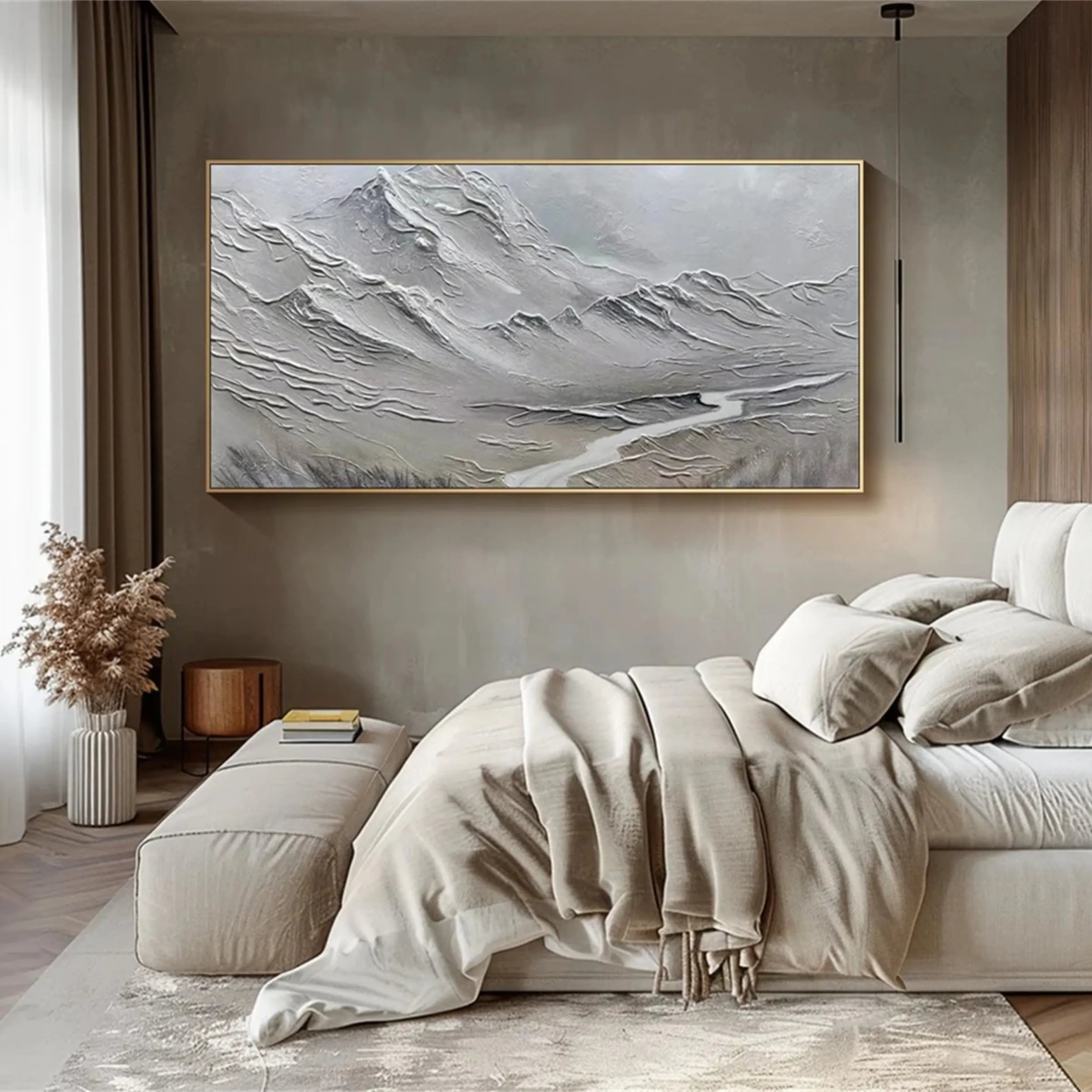Plaster Art Minimalist Textured Painting #MM241