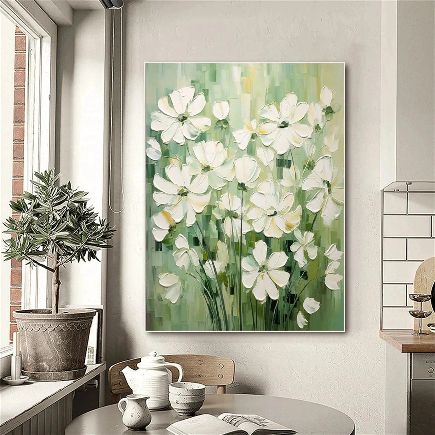 Flower And Tree Painting #FT 188