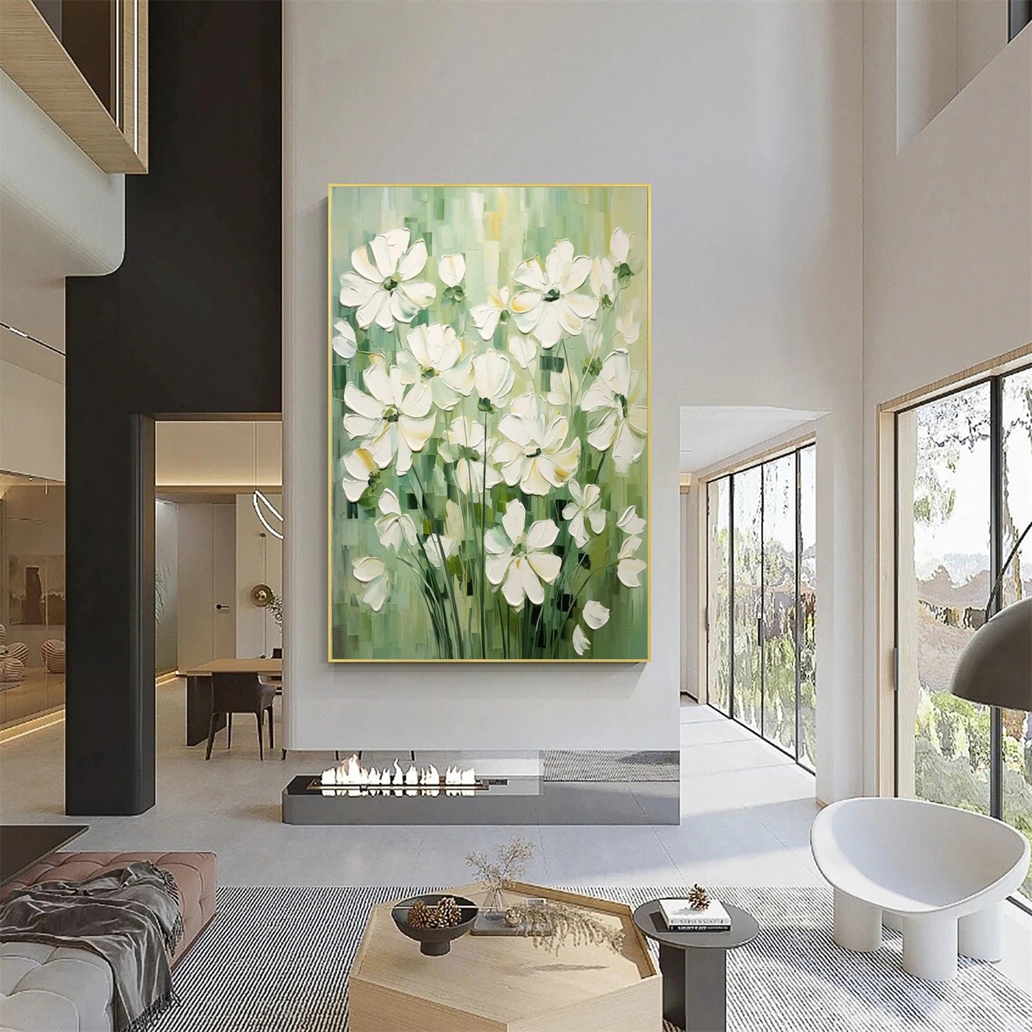 Flower And Tree Painting #FT 188