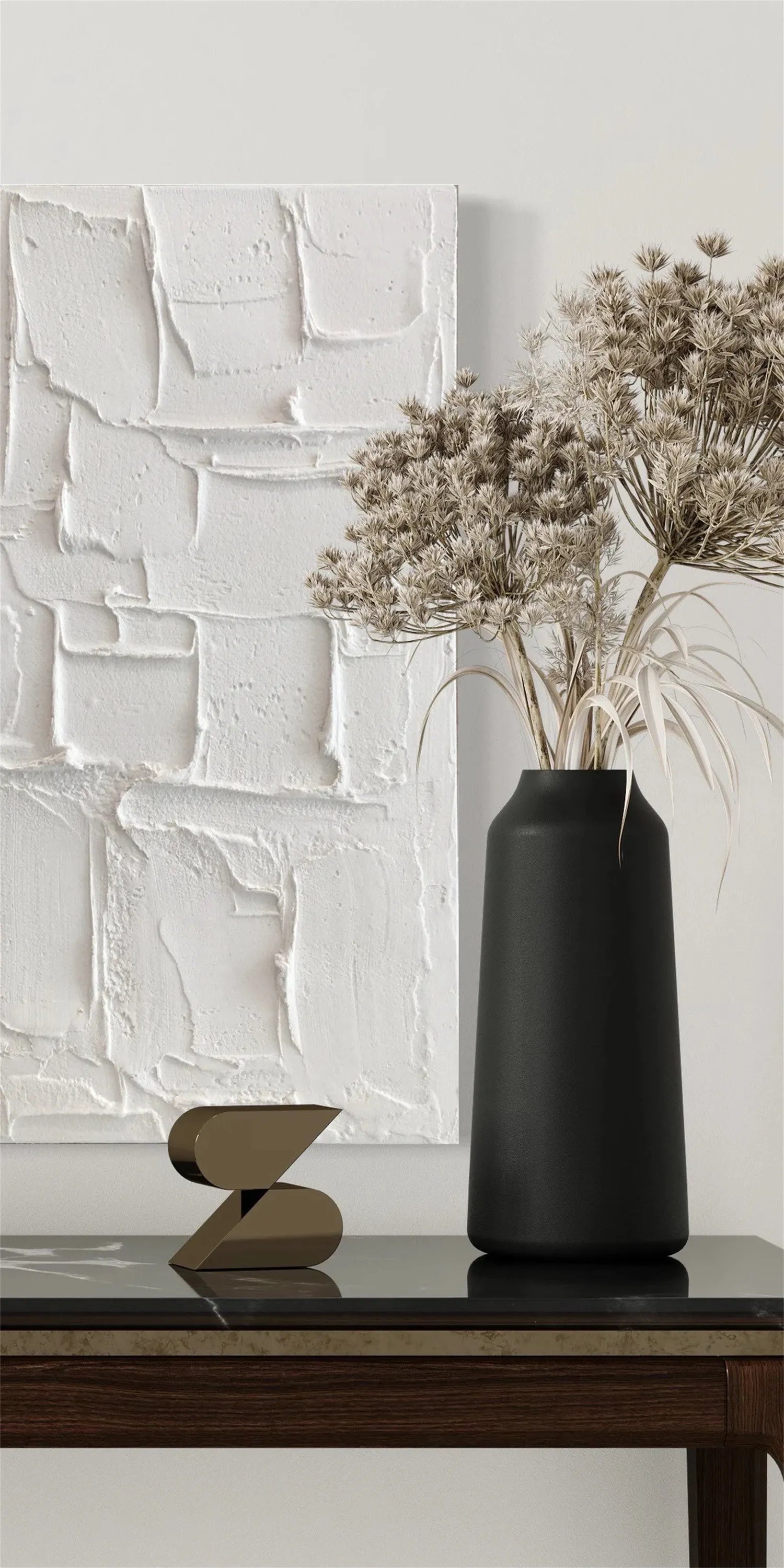 Plaster Art Minimalist Textured Painting #MM282