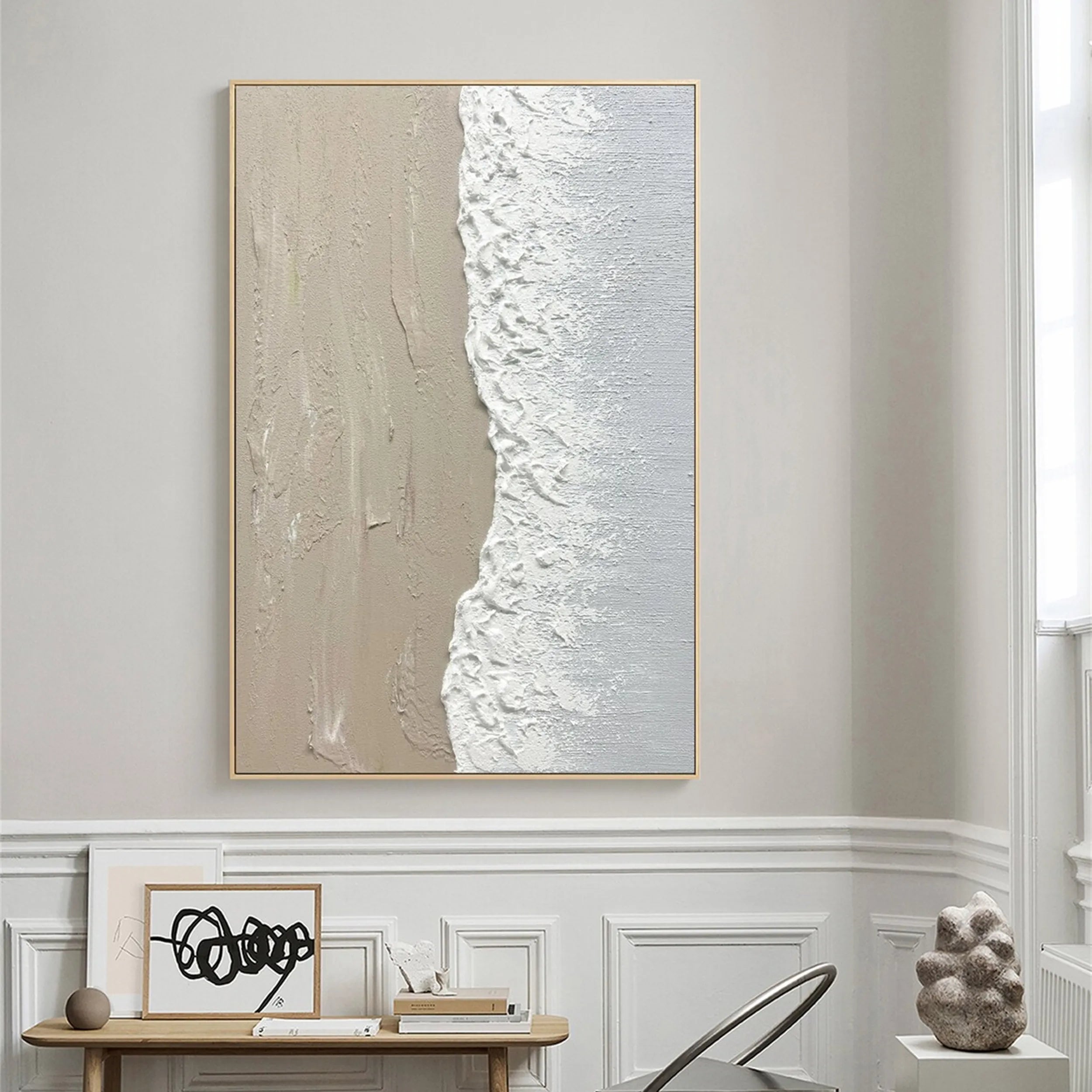 Plaster Art Minimalist Textured Painting #MM183