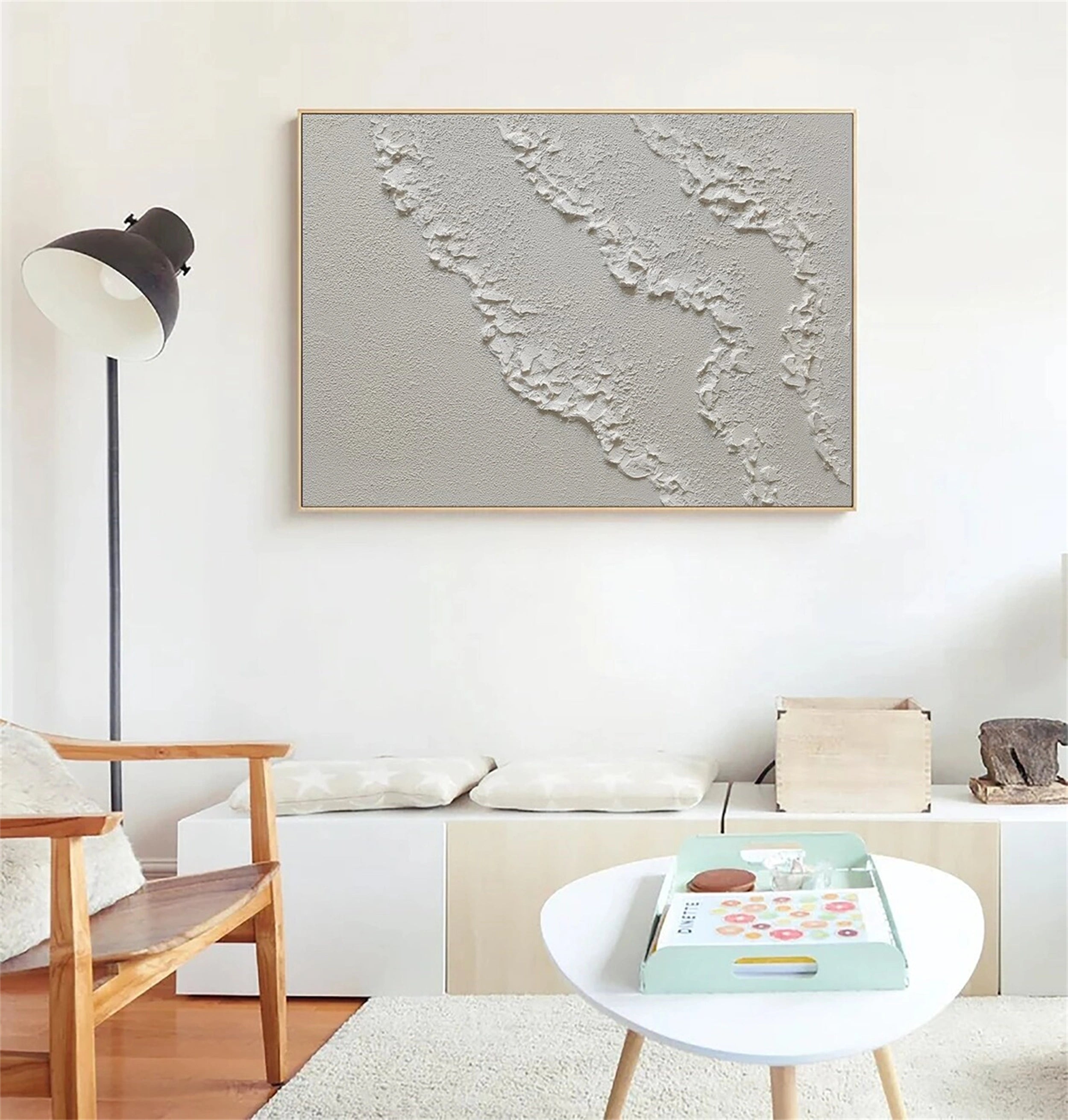 Plaster Art Minimalist Textured Painting #MM111