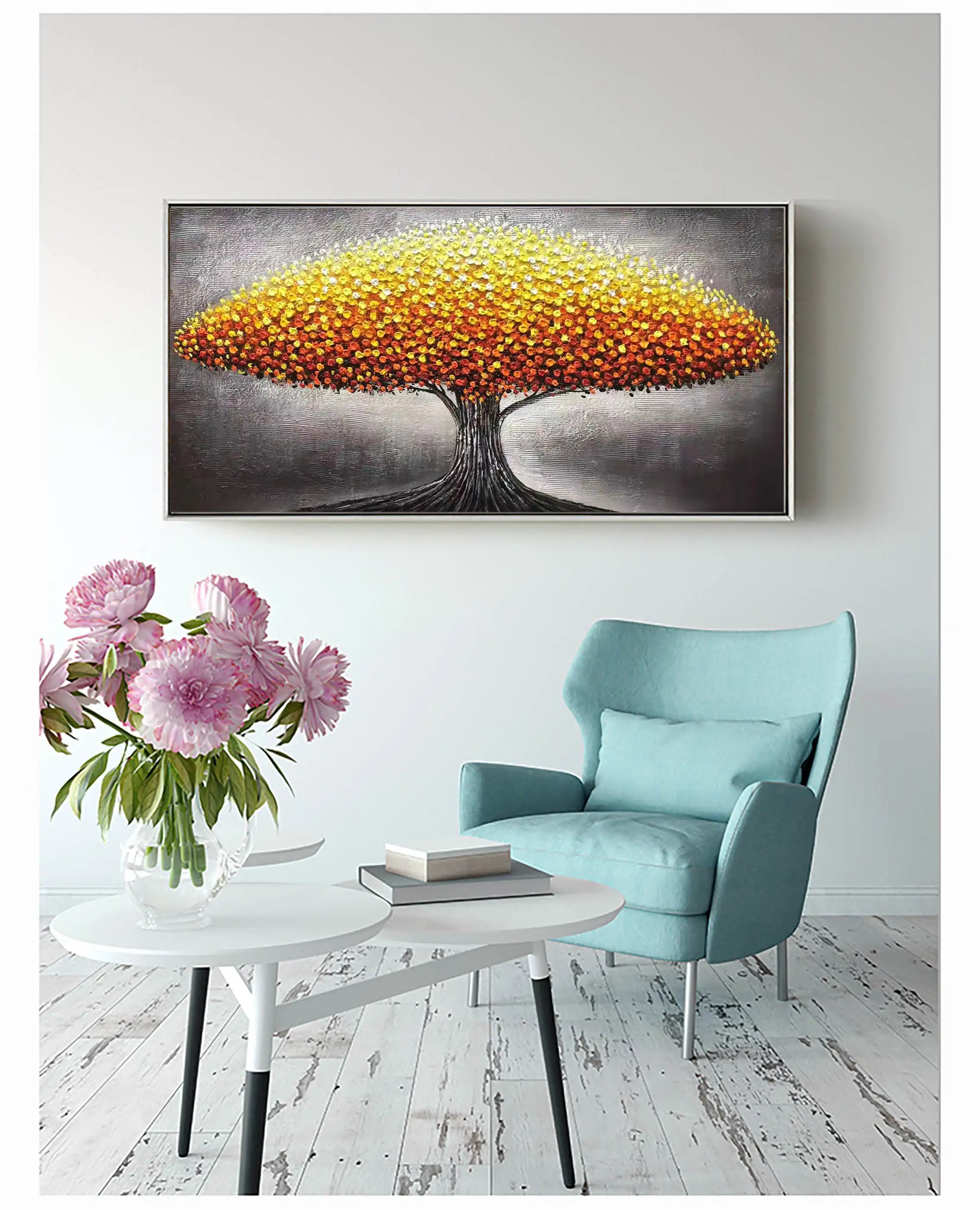 Flower And Tree Painting #FT 020